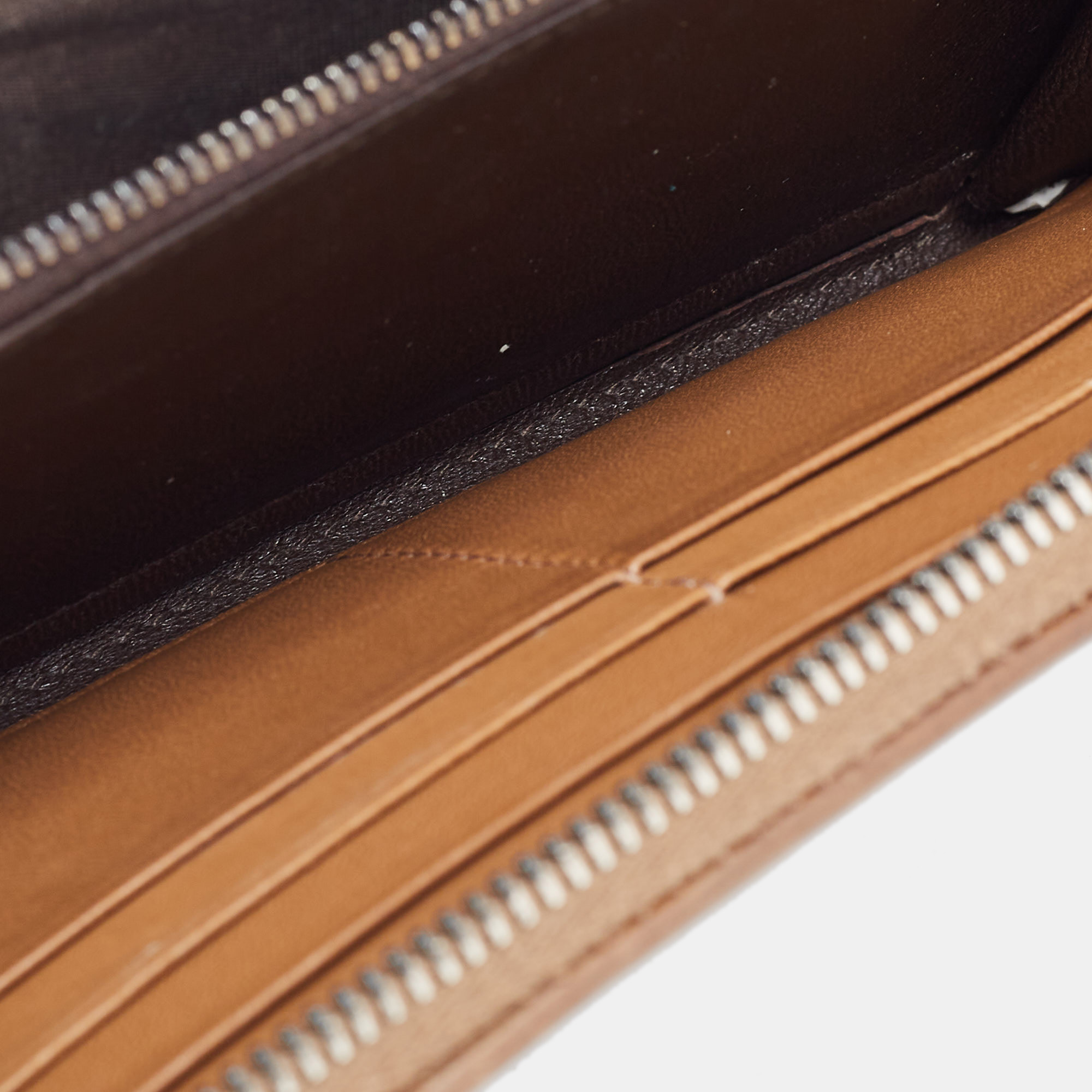 

Bottega Veneta Brown Intrecciato Leather Zip Around Wallet