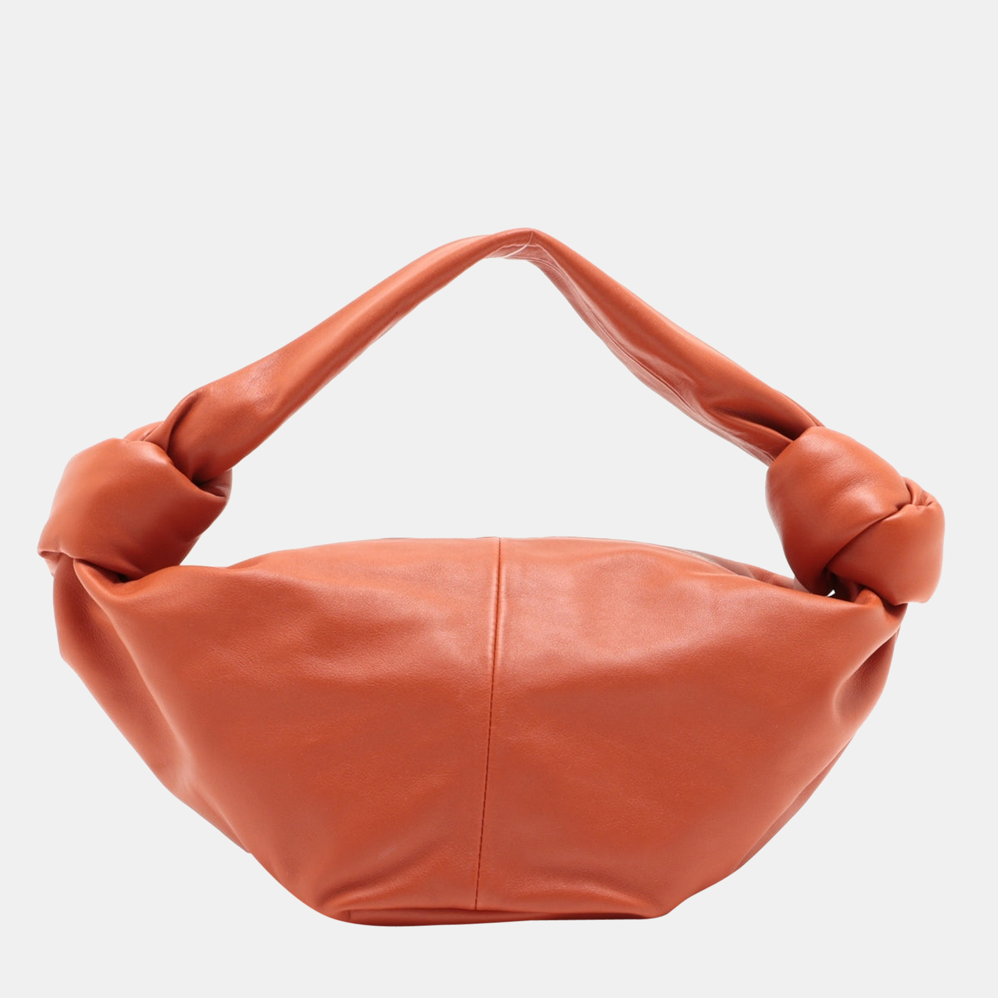 

Bottega Veneta Double Knot Mini Leather Hand bag Orange