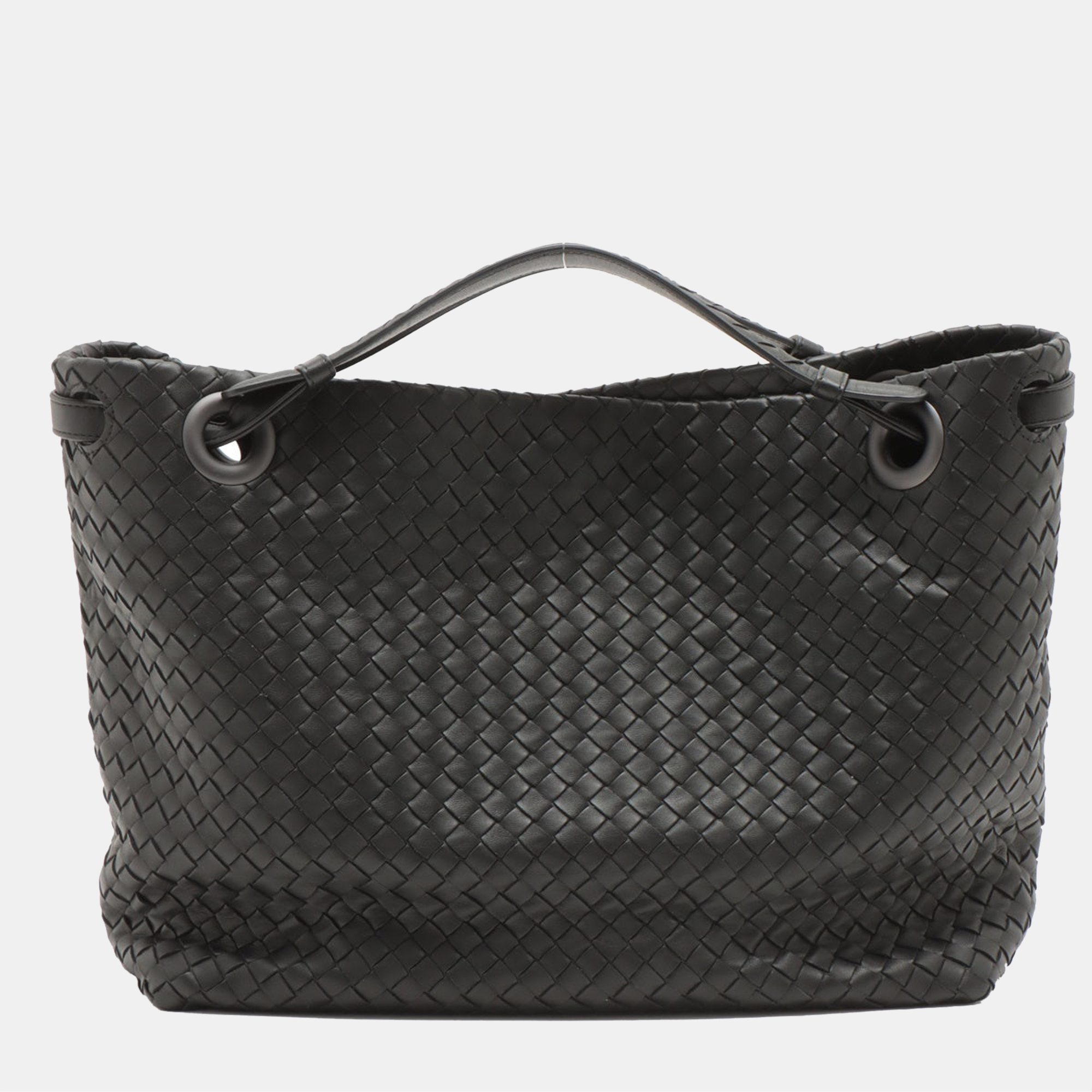 

Bottega Veneta Intrecciato Leather Hand bag Black