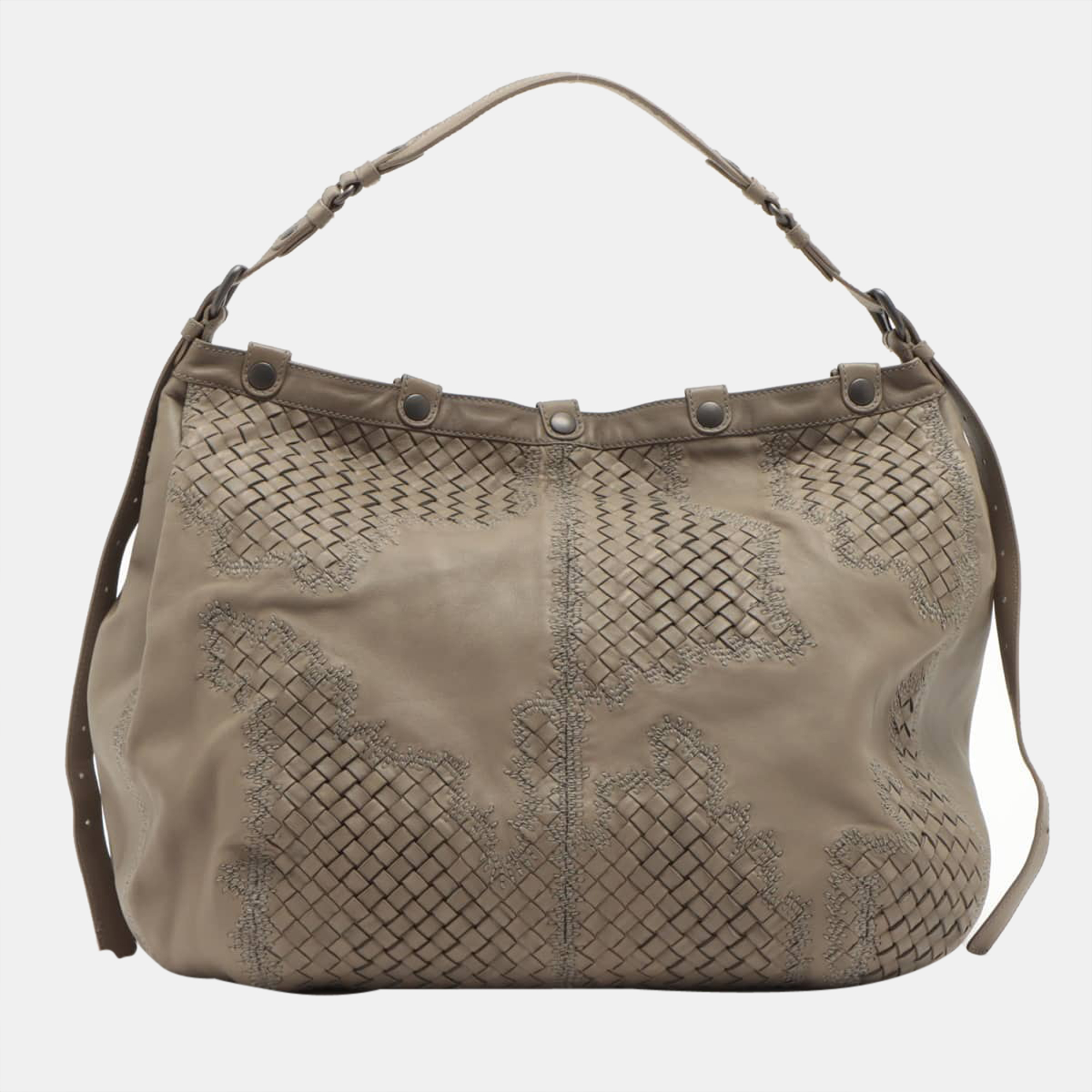 

Bottega Veneta Intrecciato Leather One shoulder bag Beige