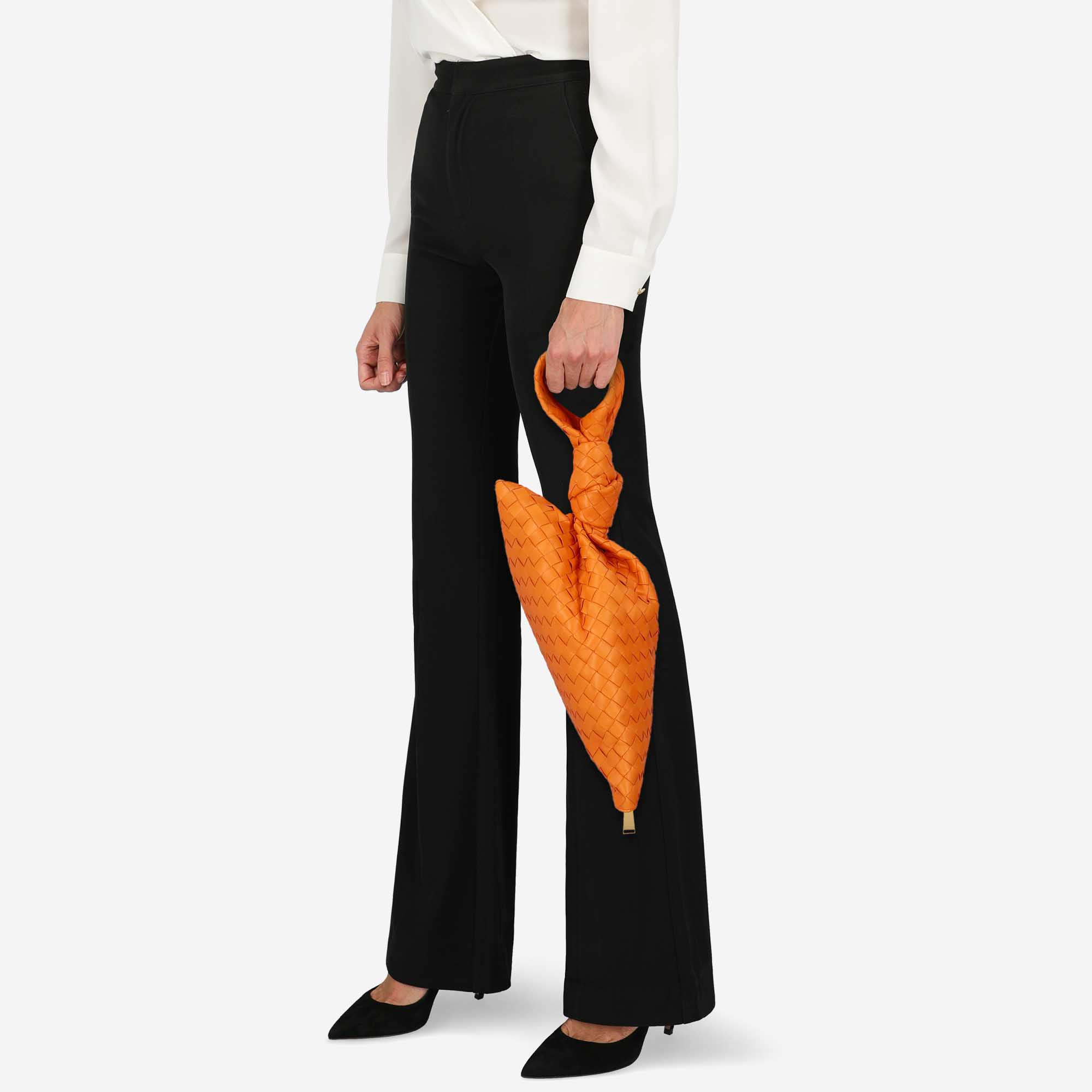 

Bottega Veneta Women's Leather Tote Bag - Orange