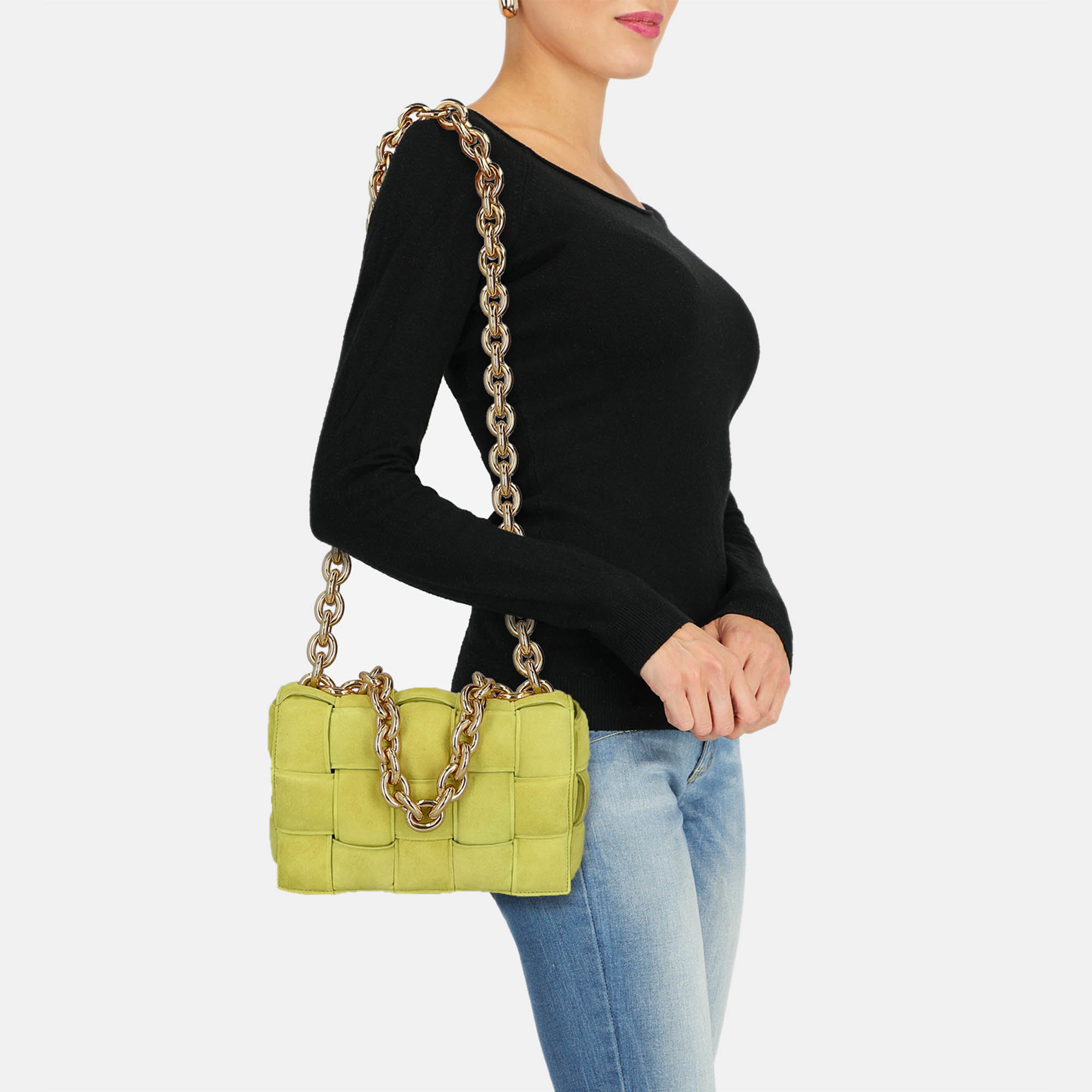 

Bottega Veneta Women's Leather Cross Body Bag - Green