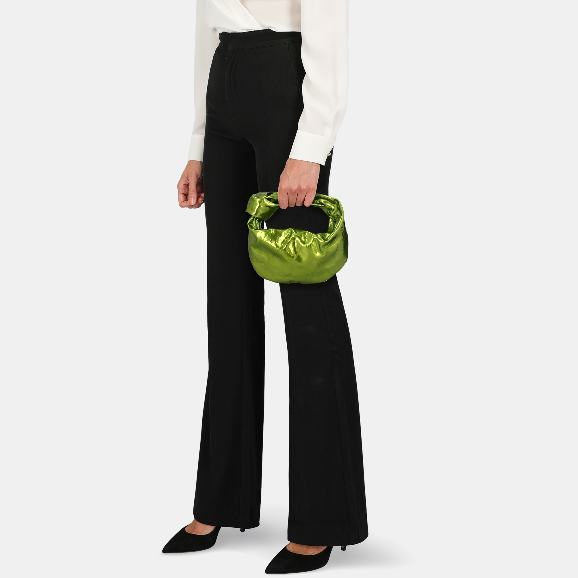 

Bottega Veneta Women's Leather Clutch Bag - Green