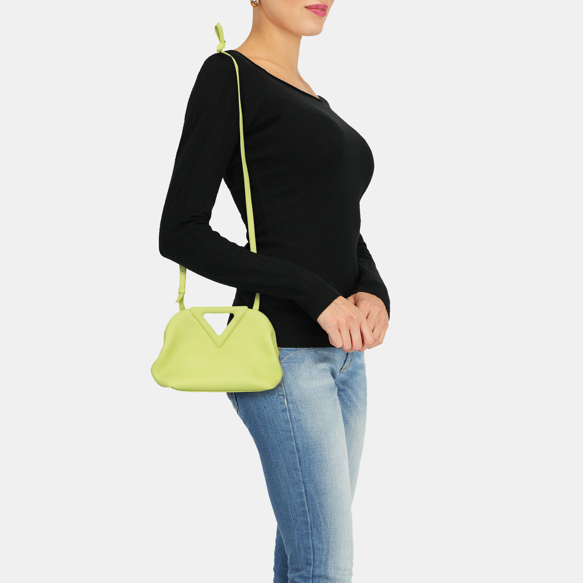 

Bottega Veneta V Bag - Women's Leather Shoulder Bag - Green