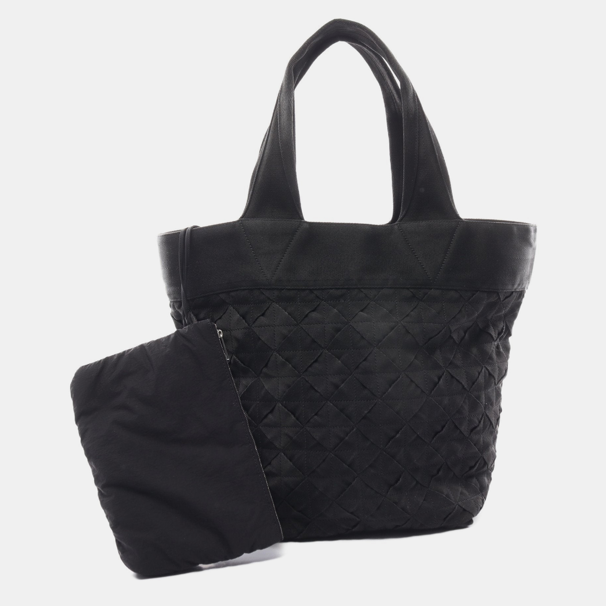 

Bottega Veneta Intrecciato Webbing Handbag Tote bag Polypropylene Black