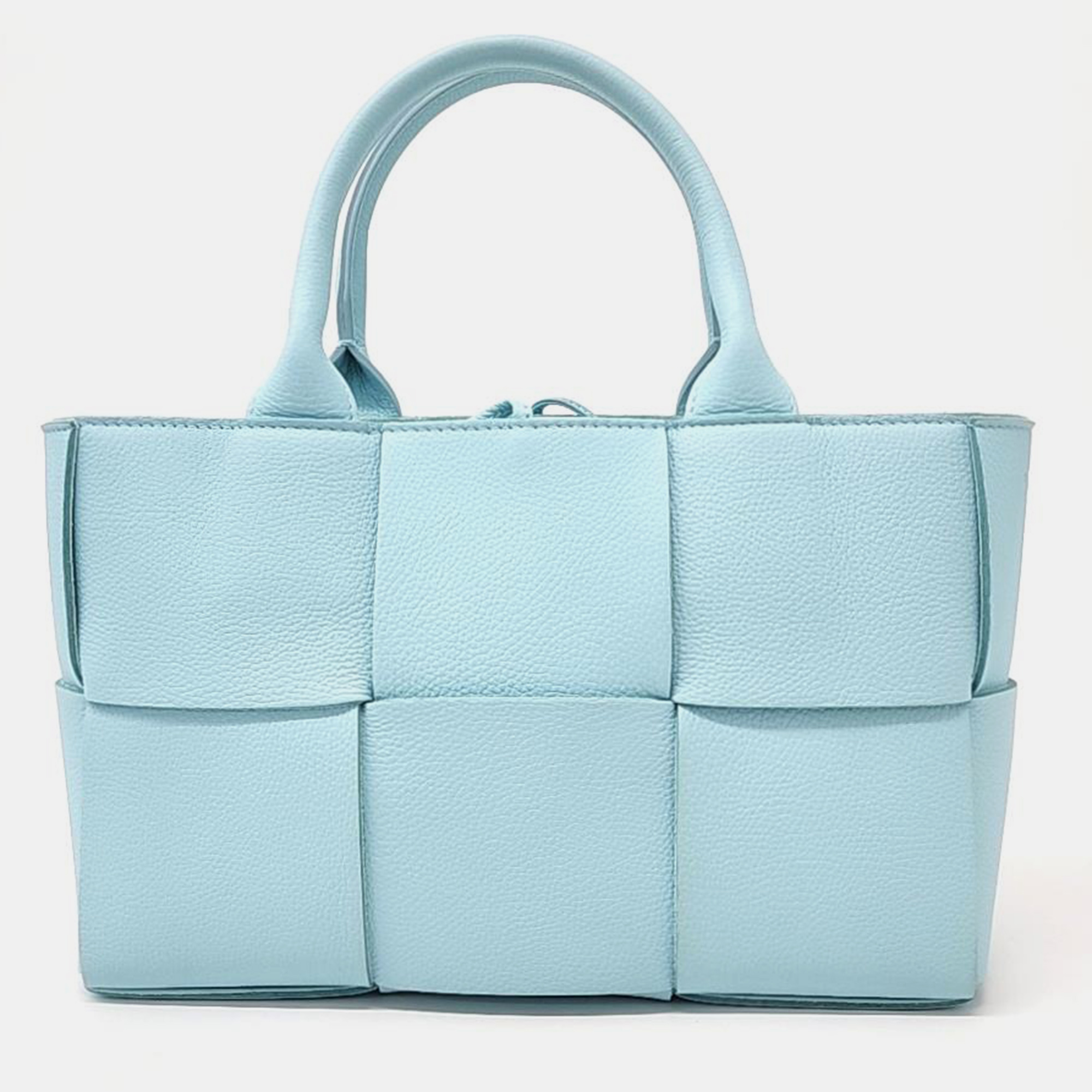 

Bottega Veneta blue Leather Arco tote handbag
