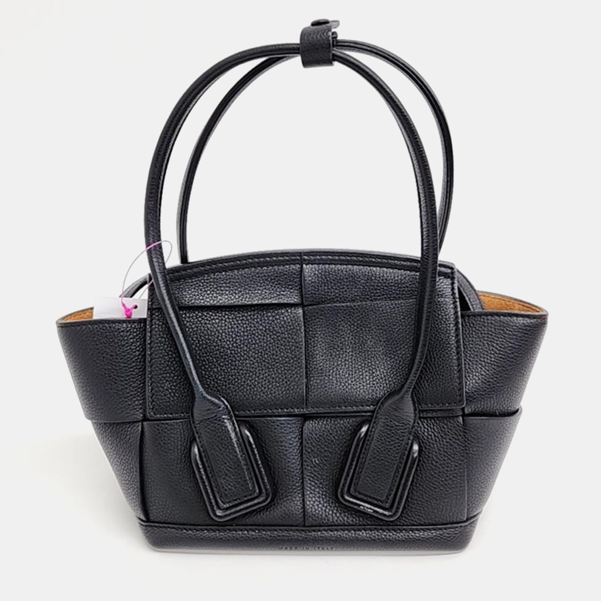 Pre-owned Bottega Veneta Arco Mini Bag In Black