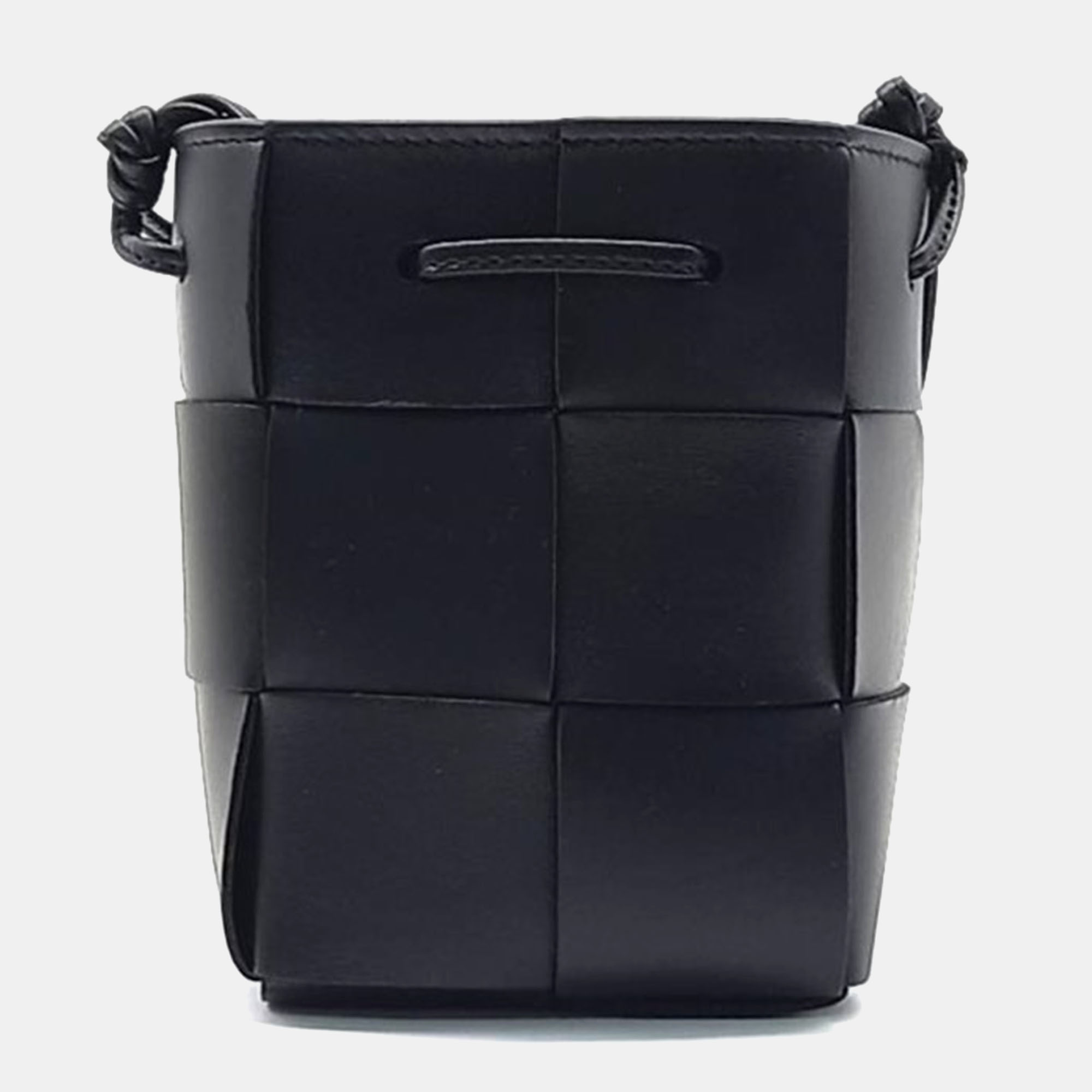 

Bottega Veneta Cassette Mini Bucket Bag, Black