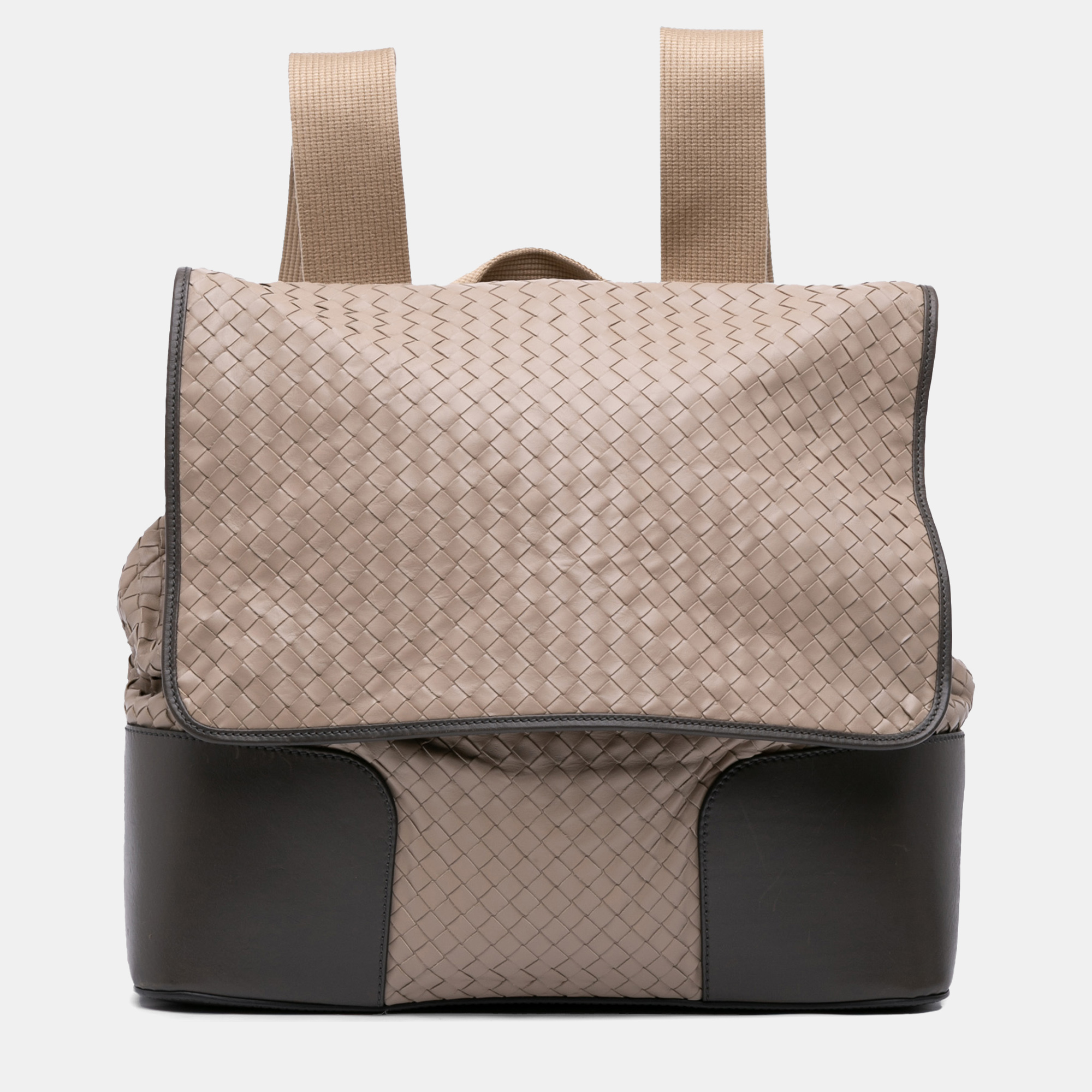 

Bottega Veneta Nappa Intrecciato Backpack, Beige