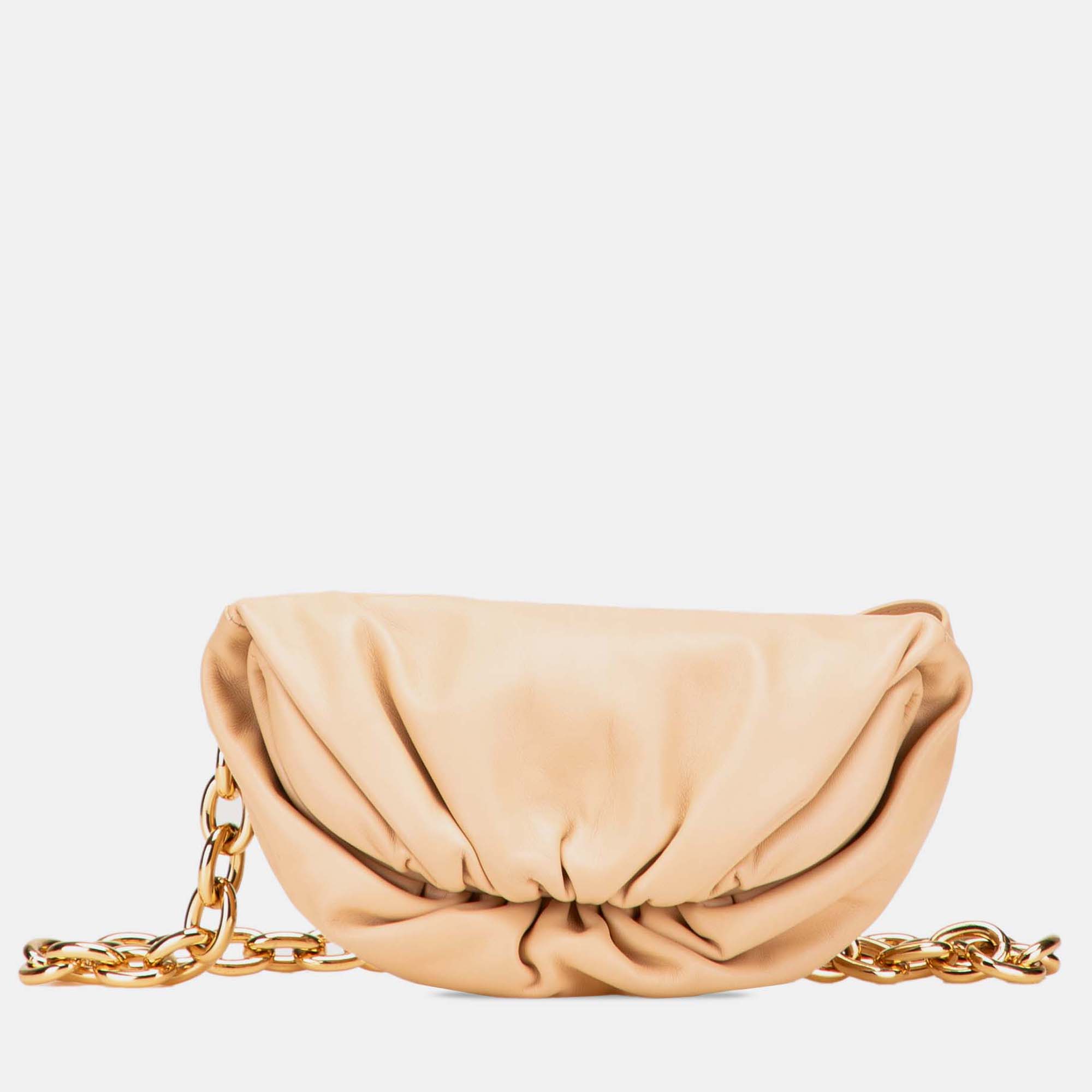 Lambskin Belt Chain Pouch