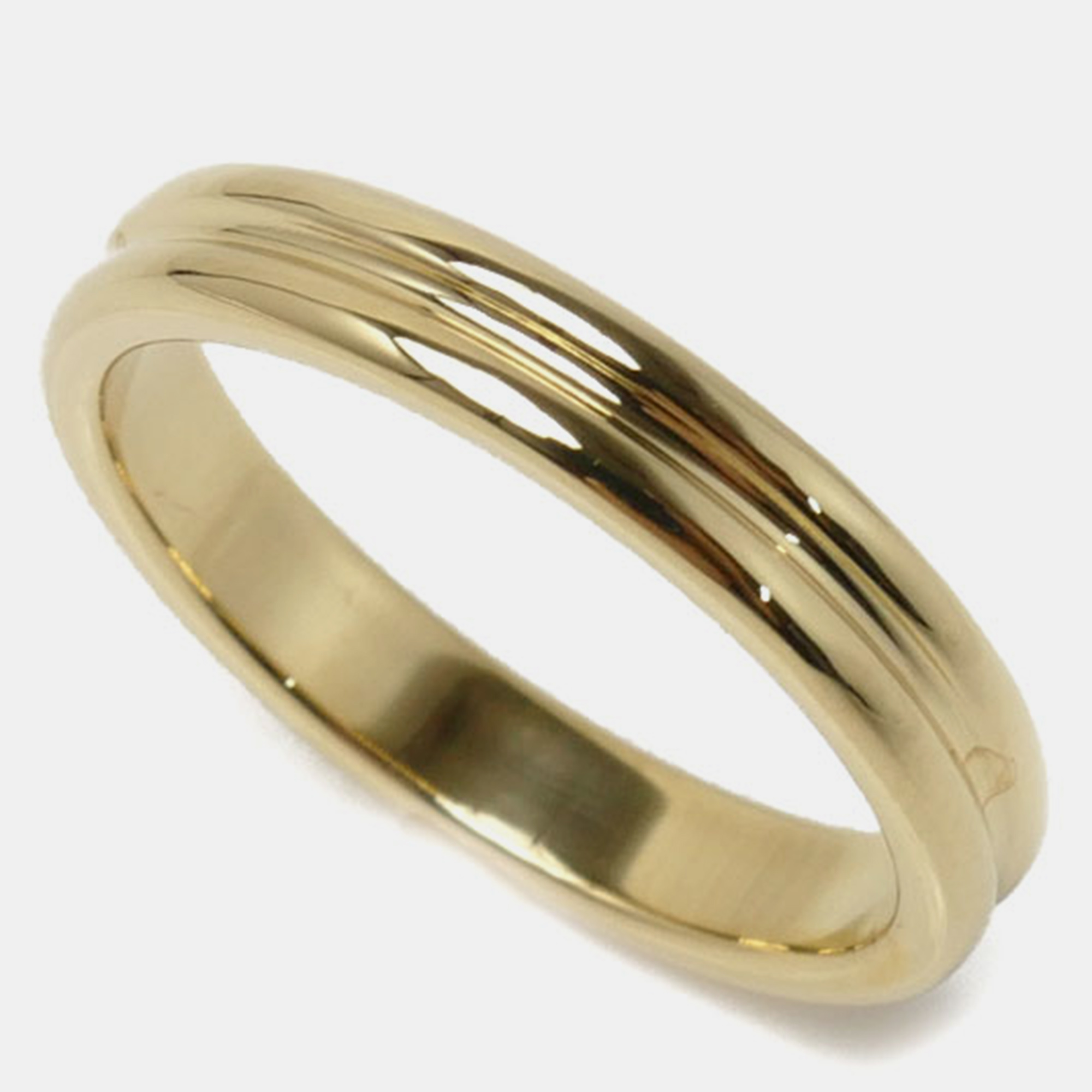 

Boucheron 18K Yellow Gold Godron Band Ring EU 49