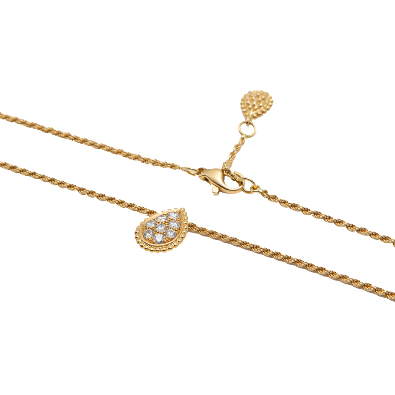 

Boucheron Yellow Gold Serpent Boheme Diamond Necklace