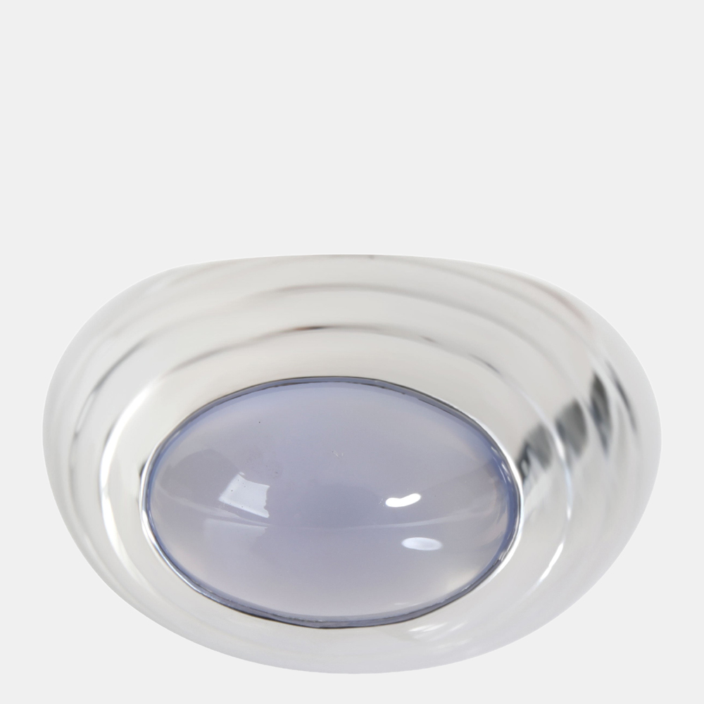 

Boucheron Jaipur Chalcedony Fashion Ring in 18k White Gold