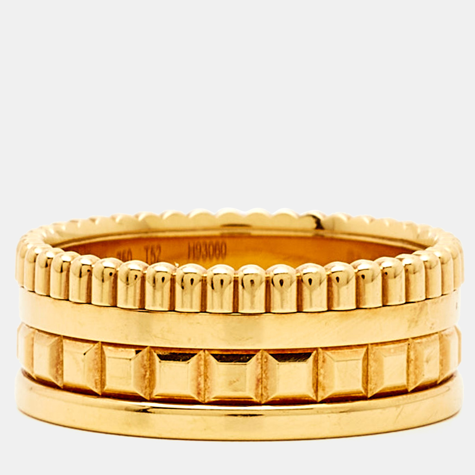 

Boucheron Quatre Radiant Edition 18K Yellow Gold Band Ring 52