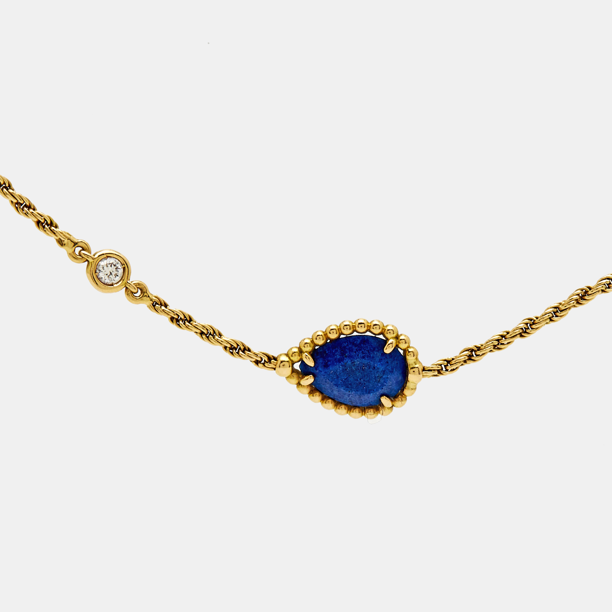 

Boucheron Serpent Boheme Lapis Lazuli Diamond 18k Yellow Gold Bracelet