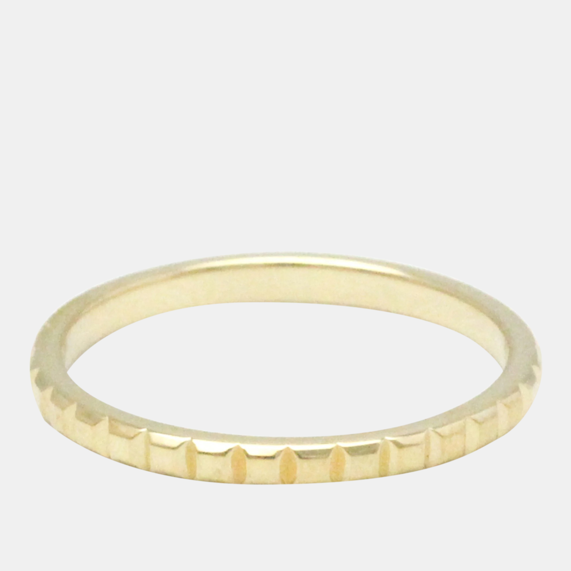 

Boucheron 18K Yellow Gold Quatre Clou De Paris Band Ring EU 56