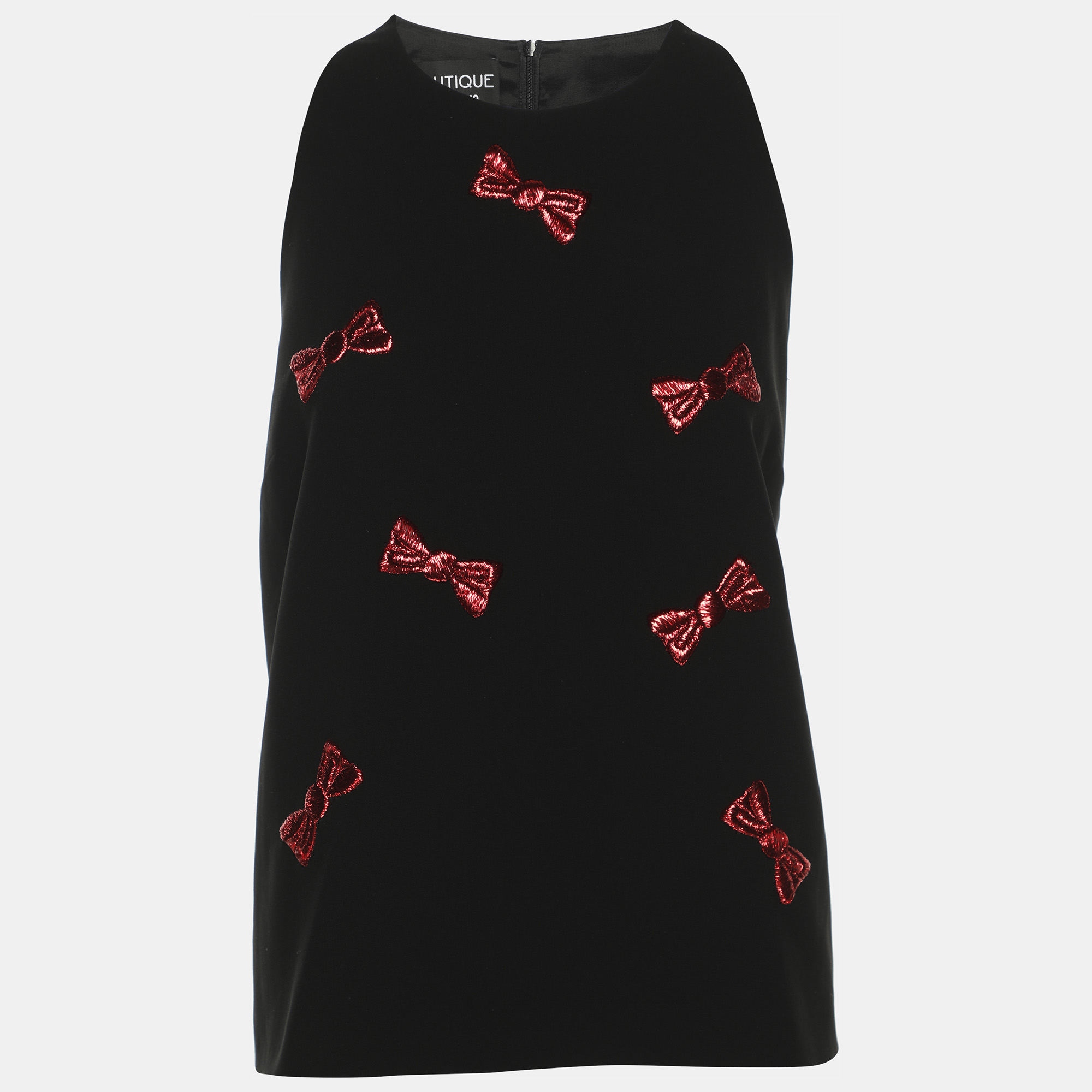 

Boutique Moschino Black Crepe Top M