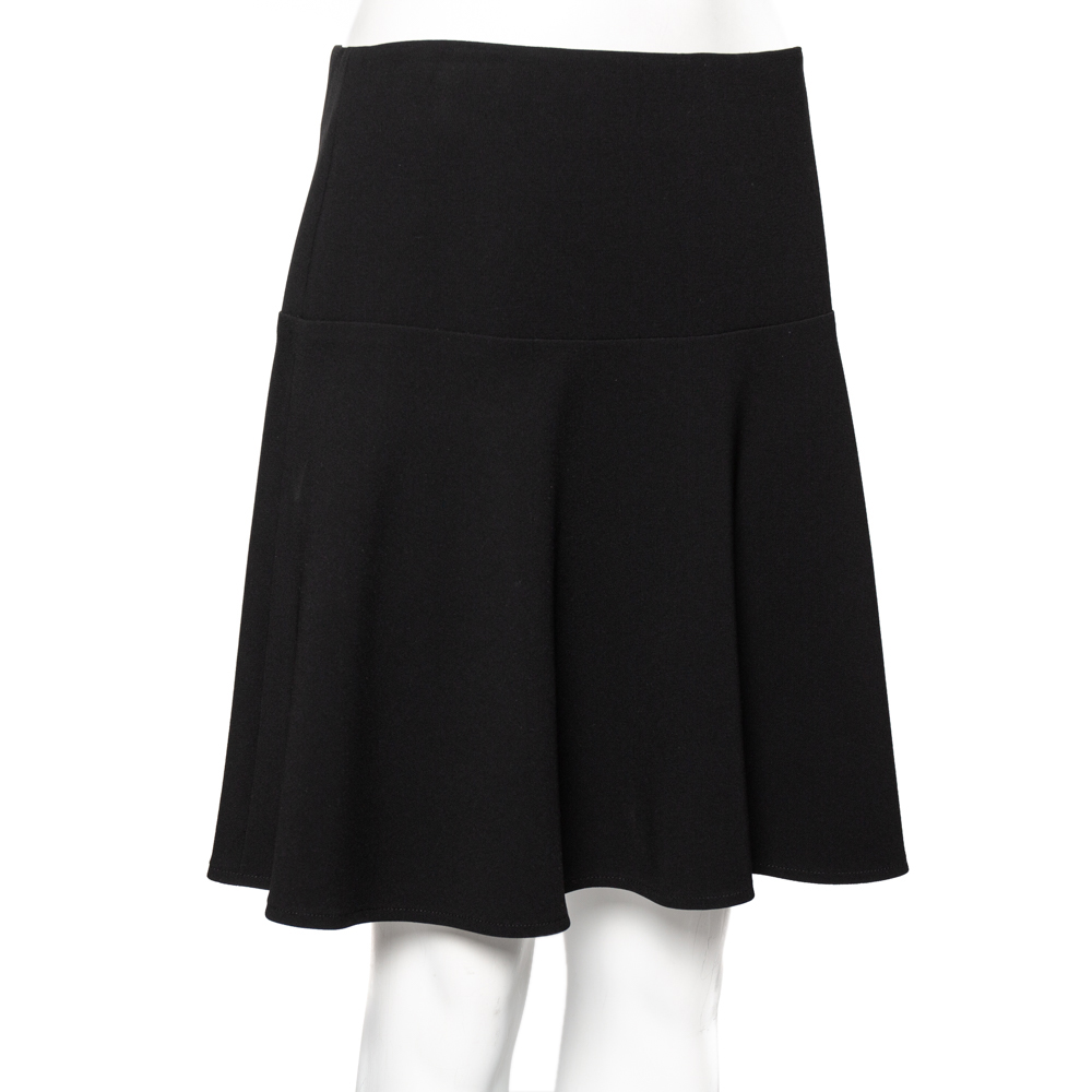 

Boutique Moschino Black Acetate Mini Skirt