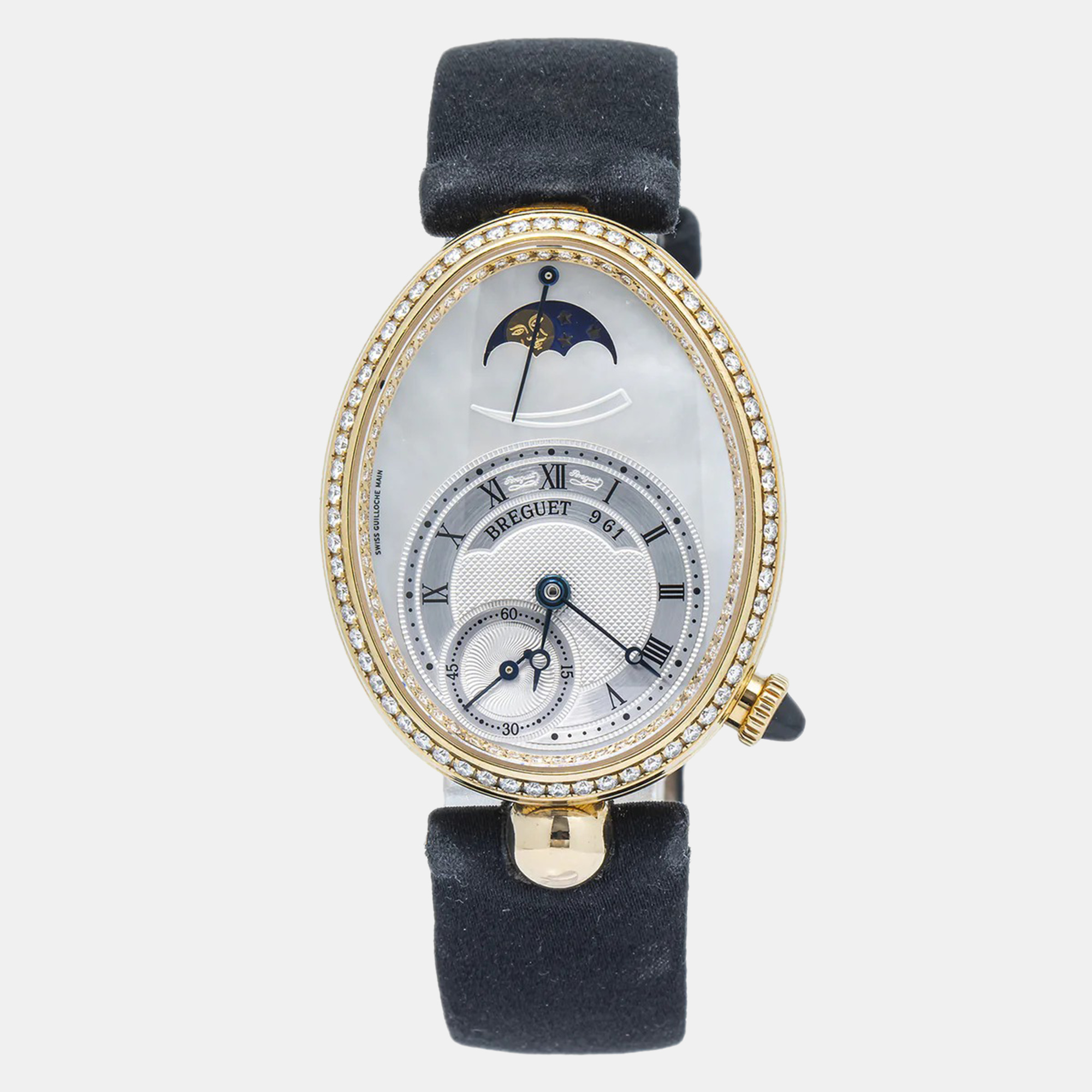 

Breguet Reine De Naples 8908BA Automatic White 18K Yellow Gold MOP Women's Wristwatch