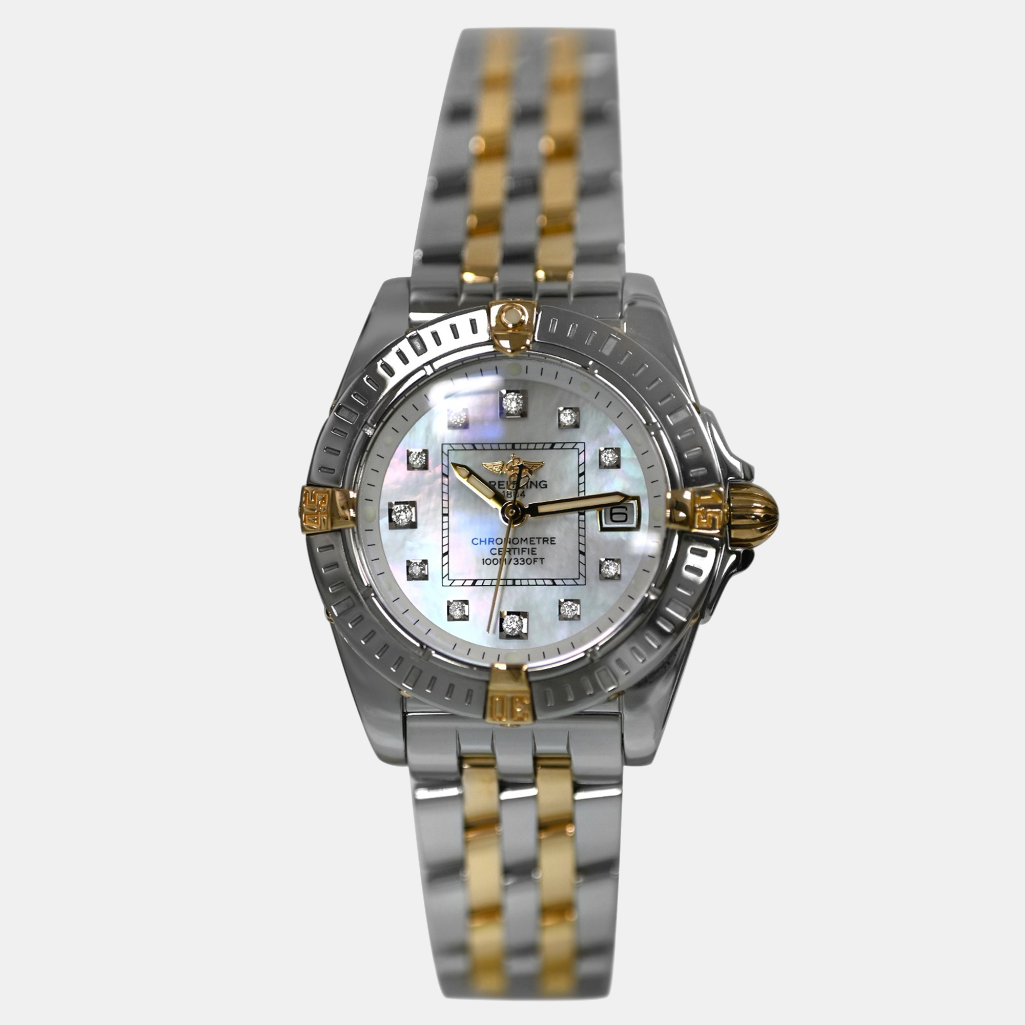 

Breitling Cockpit B71356 Quartz MOP Stainless Steel Women's Wristwatch 32 mm, White