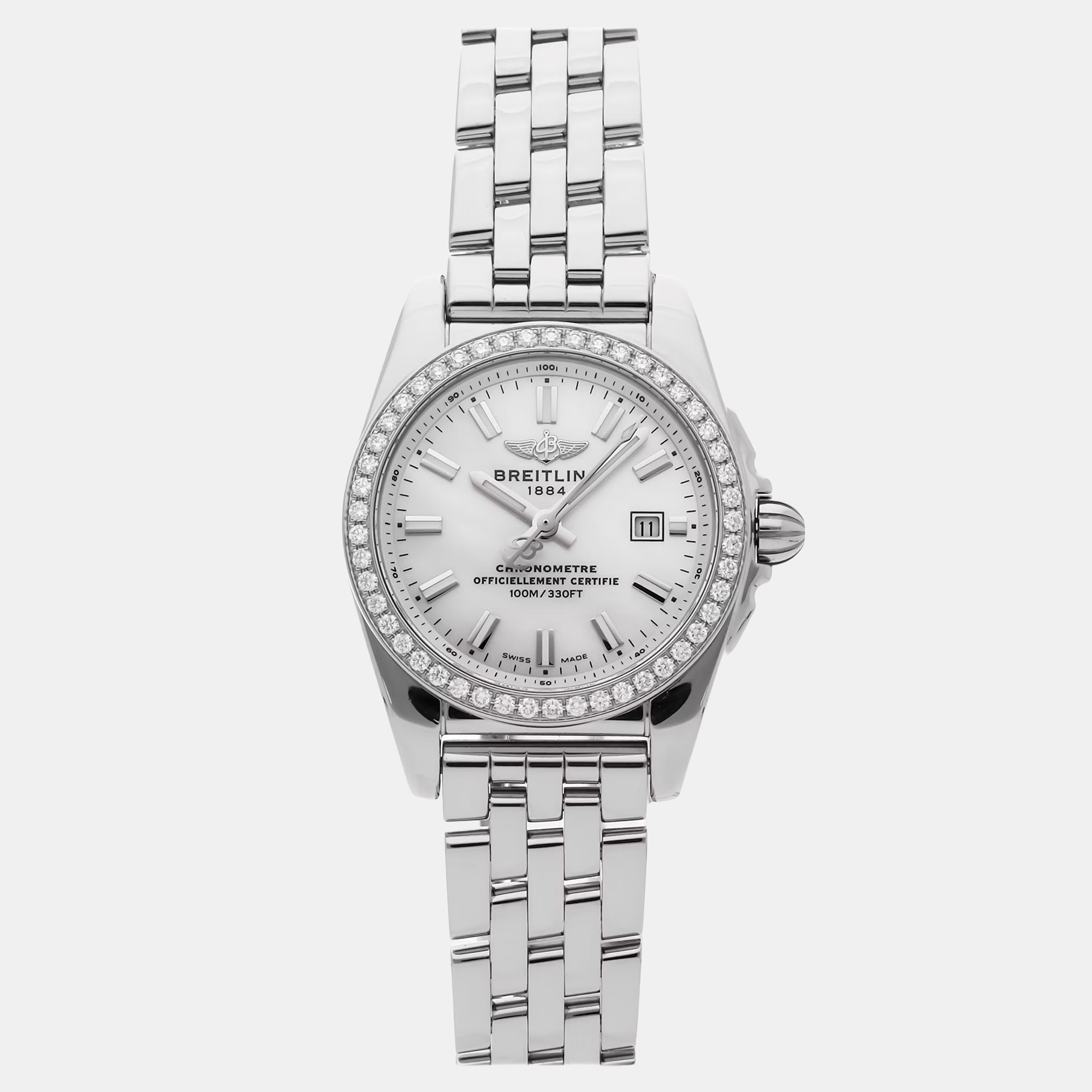 

Pre-Owned Breitling Galactic, White