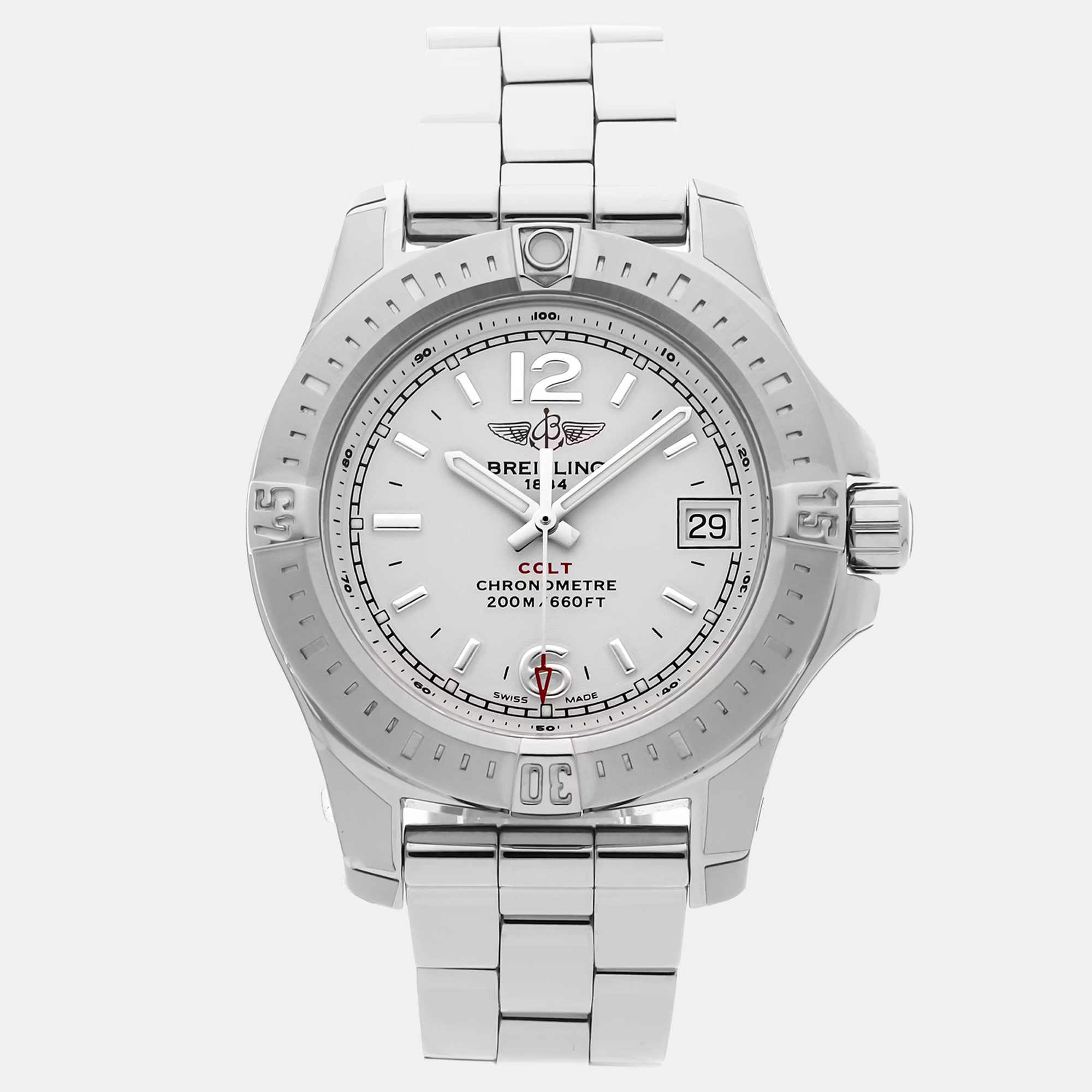 

Pre-Owned Breitling Colt A77388112G1A1, Silver