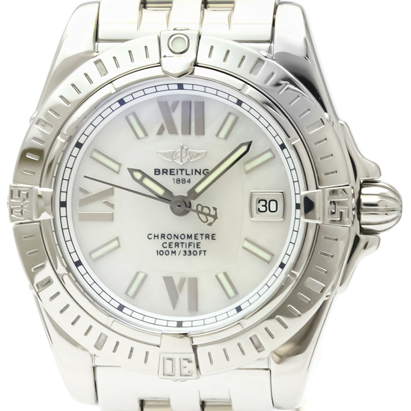 

Breitling MOP and Stainless Steel Cockpit Lady A71356 Women's Wristwatch, White