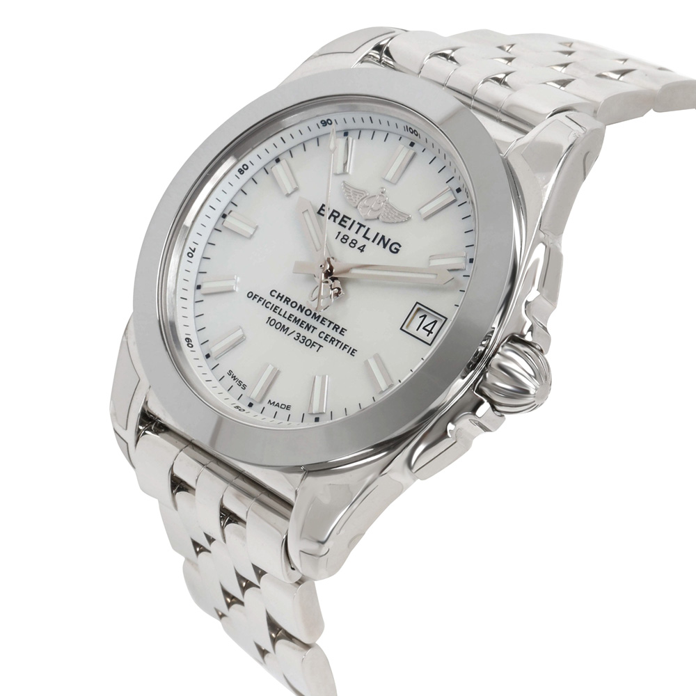 

Breitling MOP Stainless Steel Galactic, White