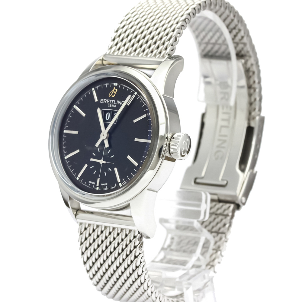

Breitling Black Stainless Steel Transocean Automatic A16310 Women's Wristwatch