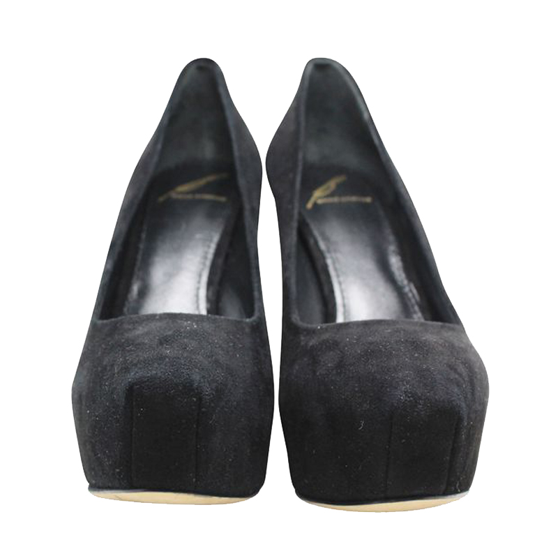 

Brian Atwood Black Suede Pumps Size