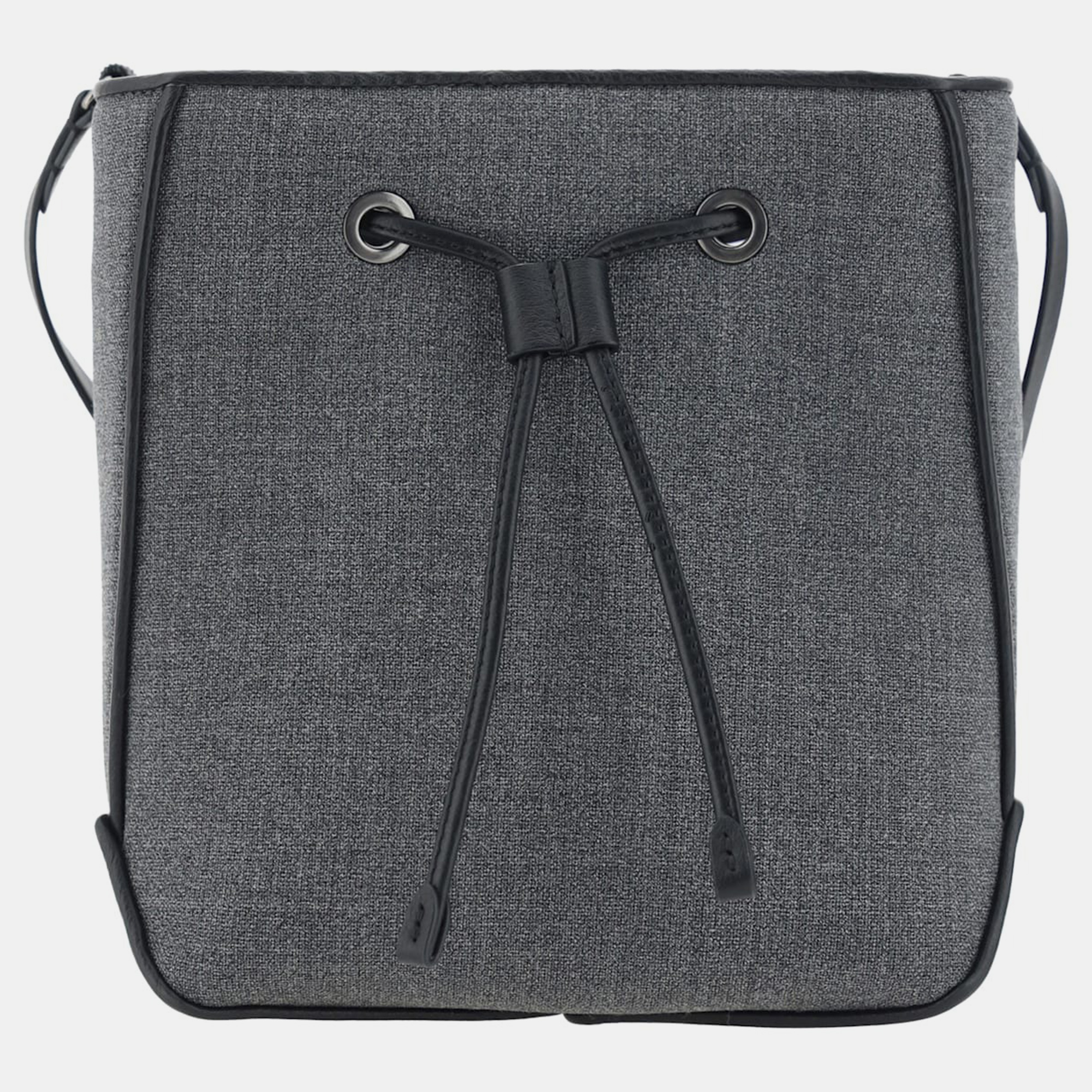 

Brunello Cucinelli Grey Virgin wool Bucket Bag