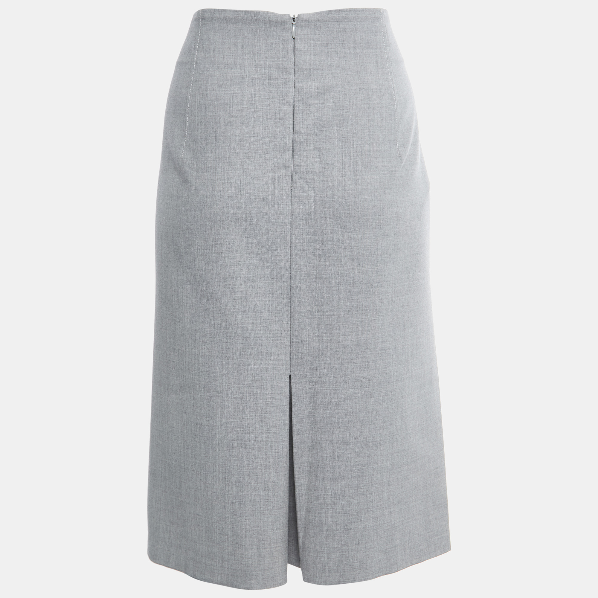 

Brunello Cucinelli Grey Wool Skirt