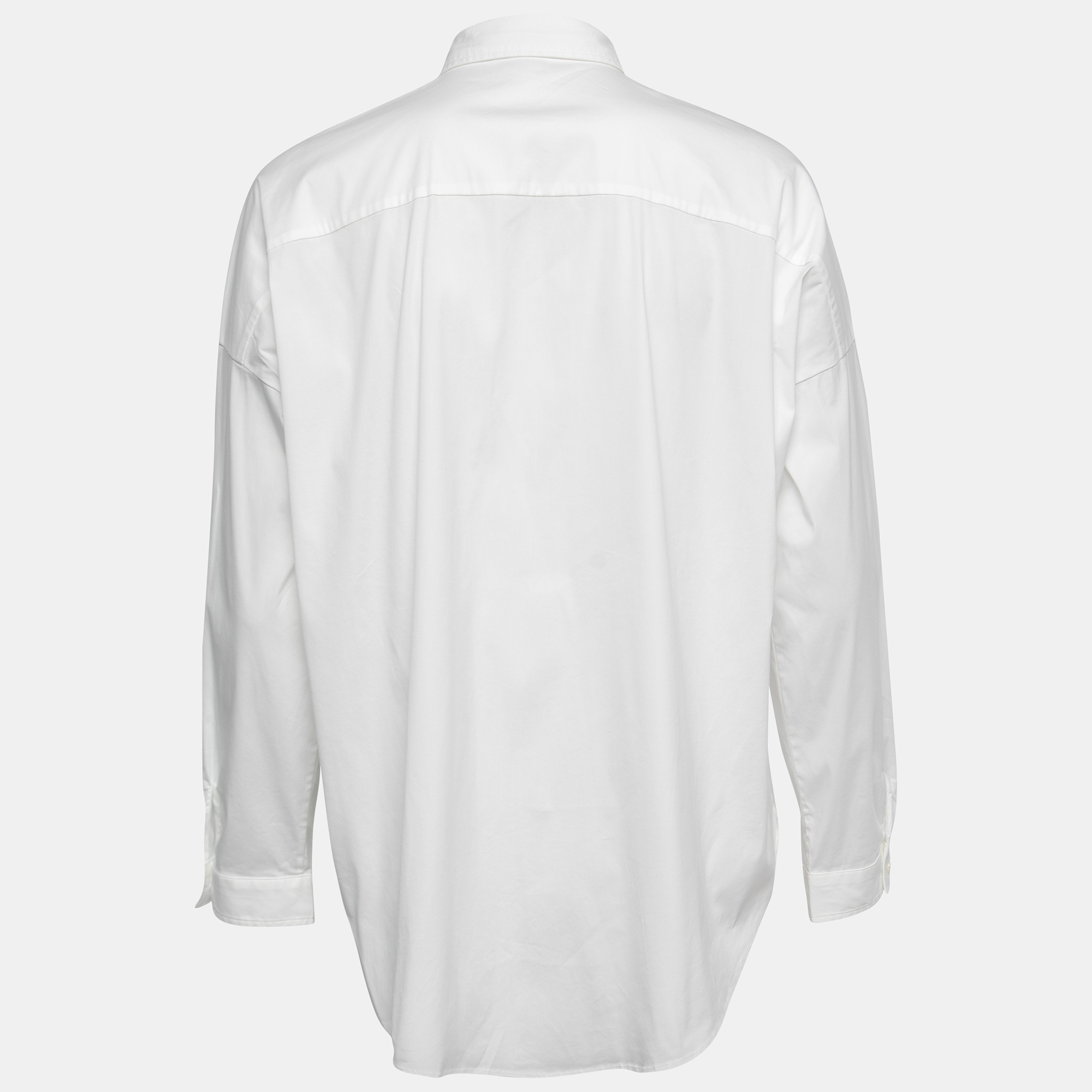 

Brunello Cucinelli White Cotton Button Front Shirt