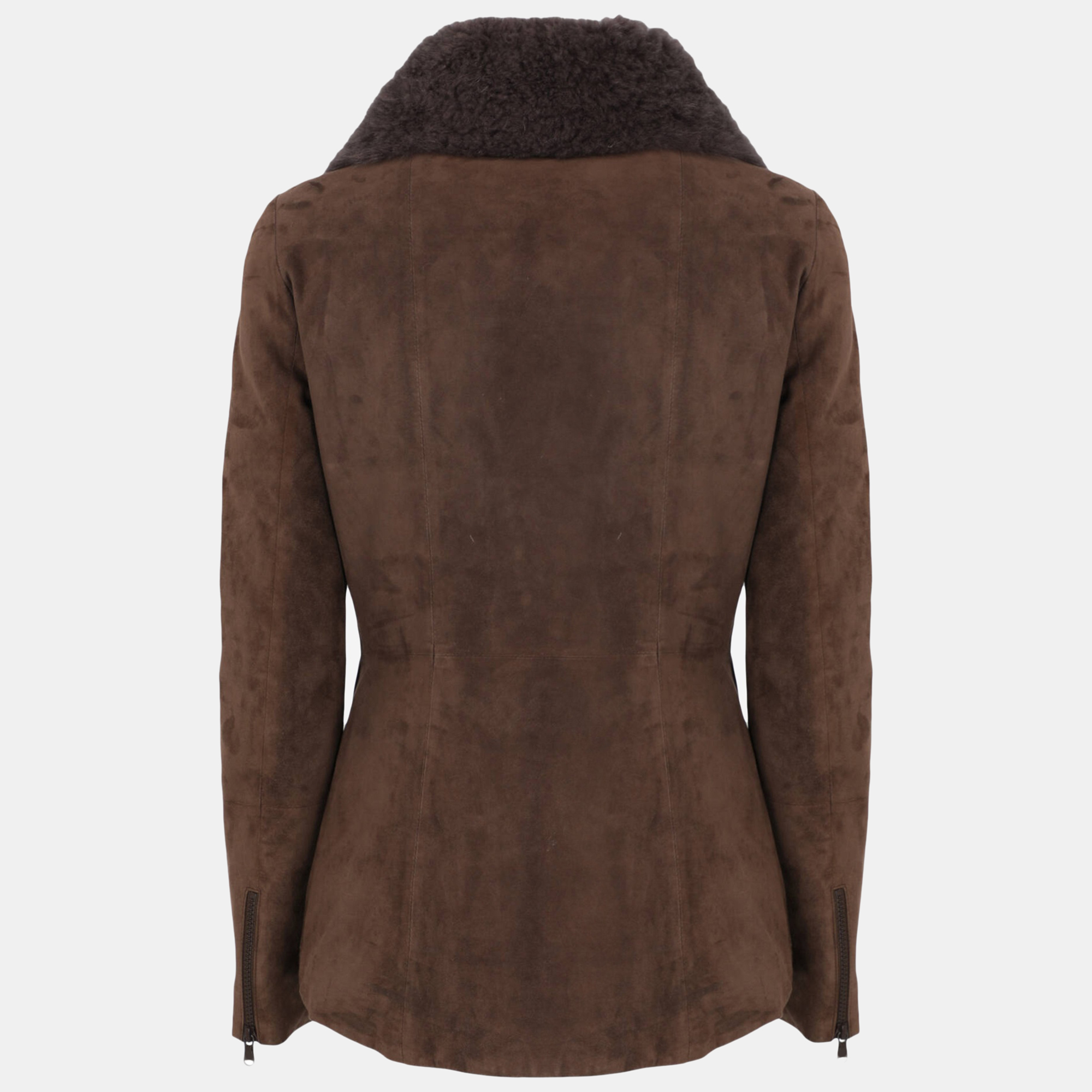 

Brunello Cucinelli Women's Leather Down Jacket - Brown