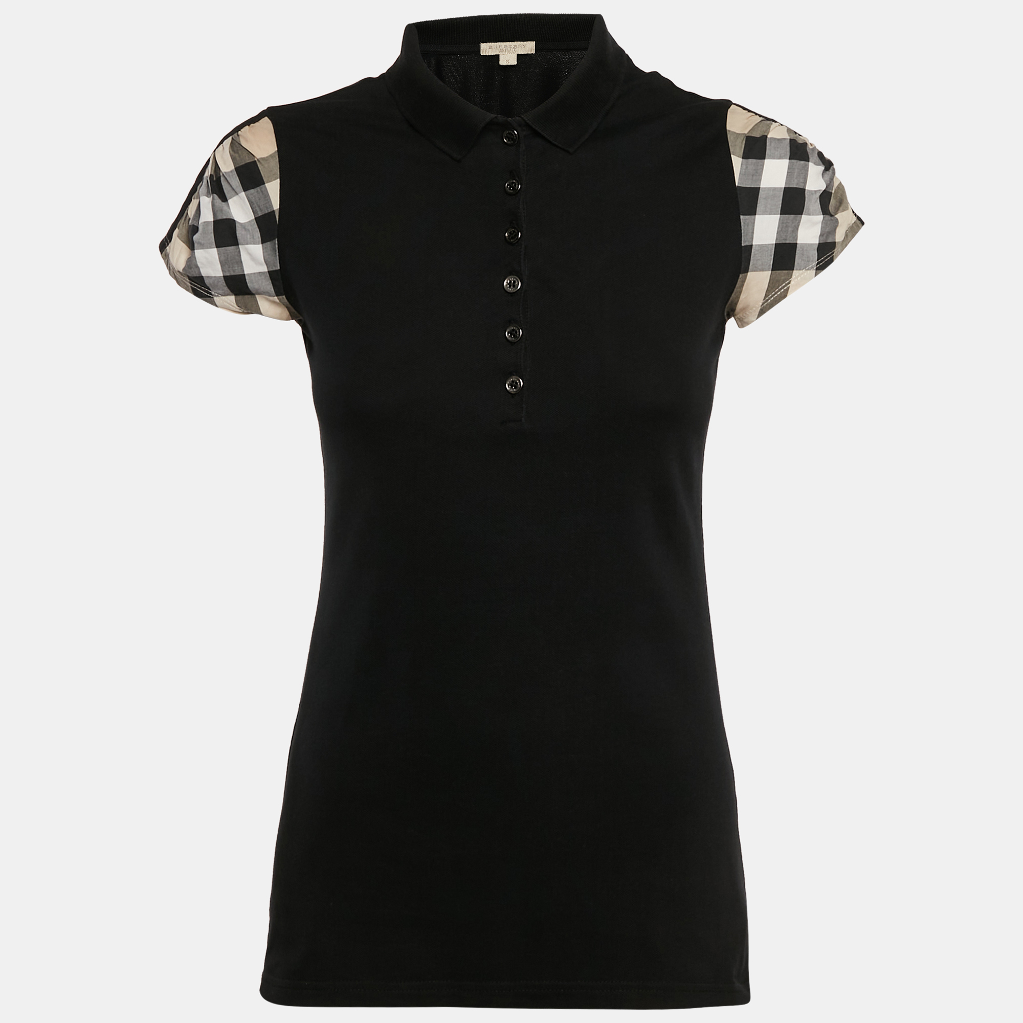 

Burberry Brit Black Cotton Pique Polo T-Shirt S