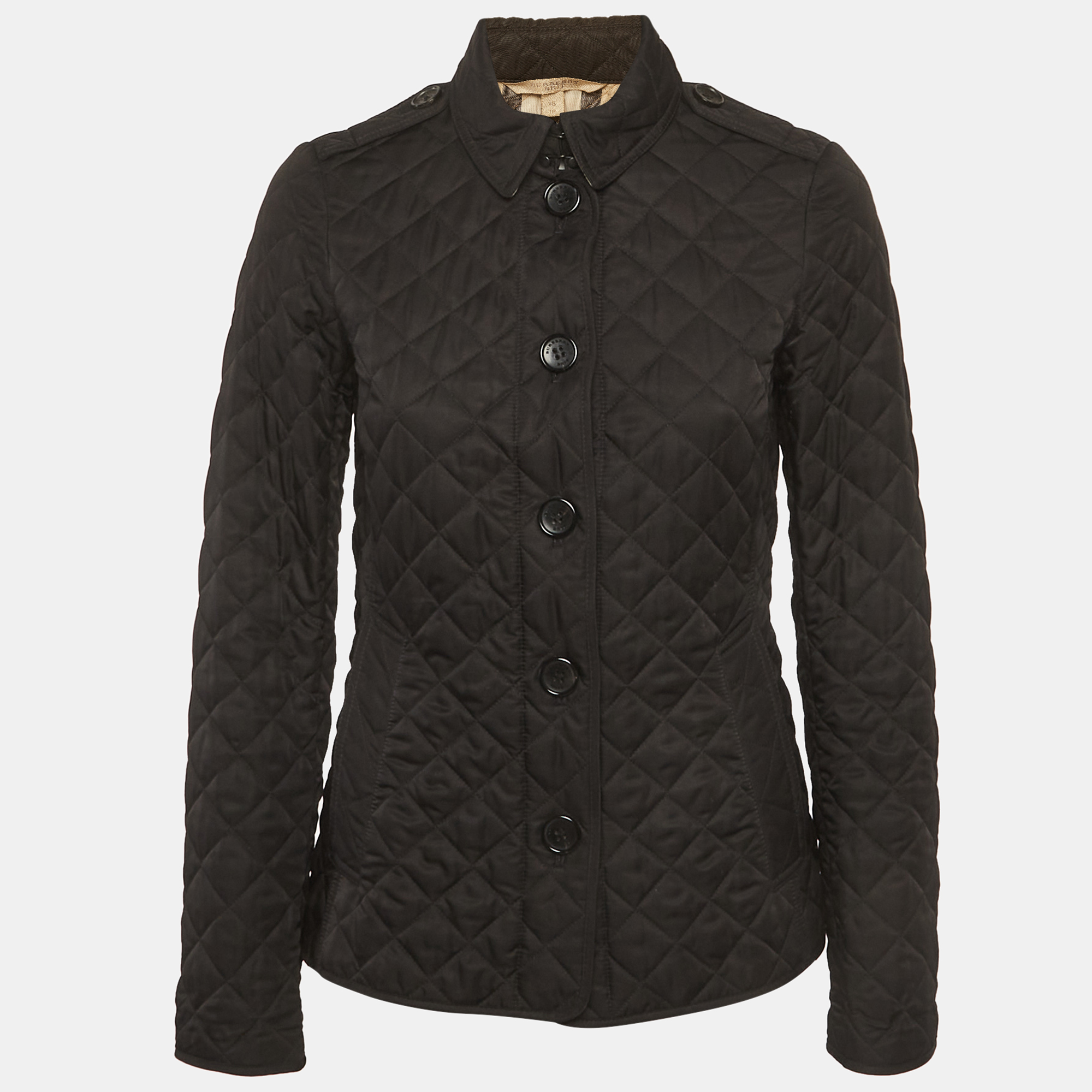 

Burberry Brit Black Nylon Quilted Jacket M