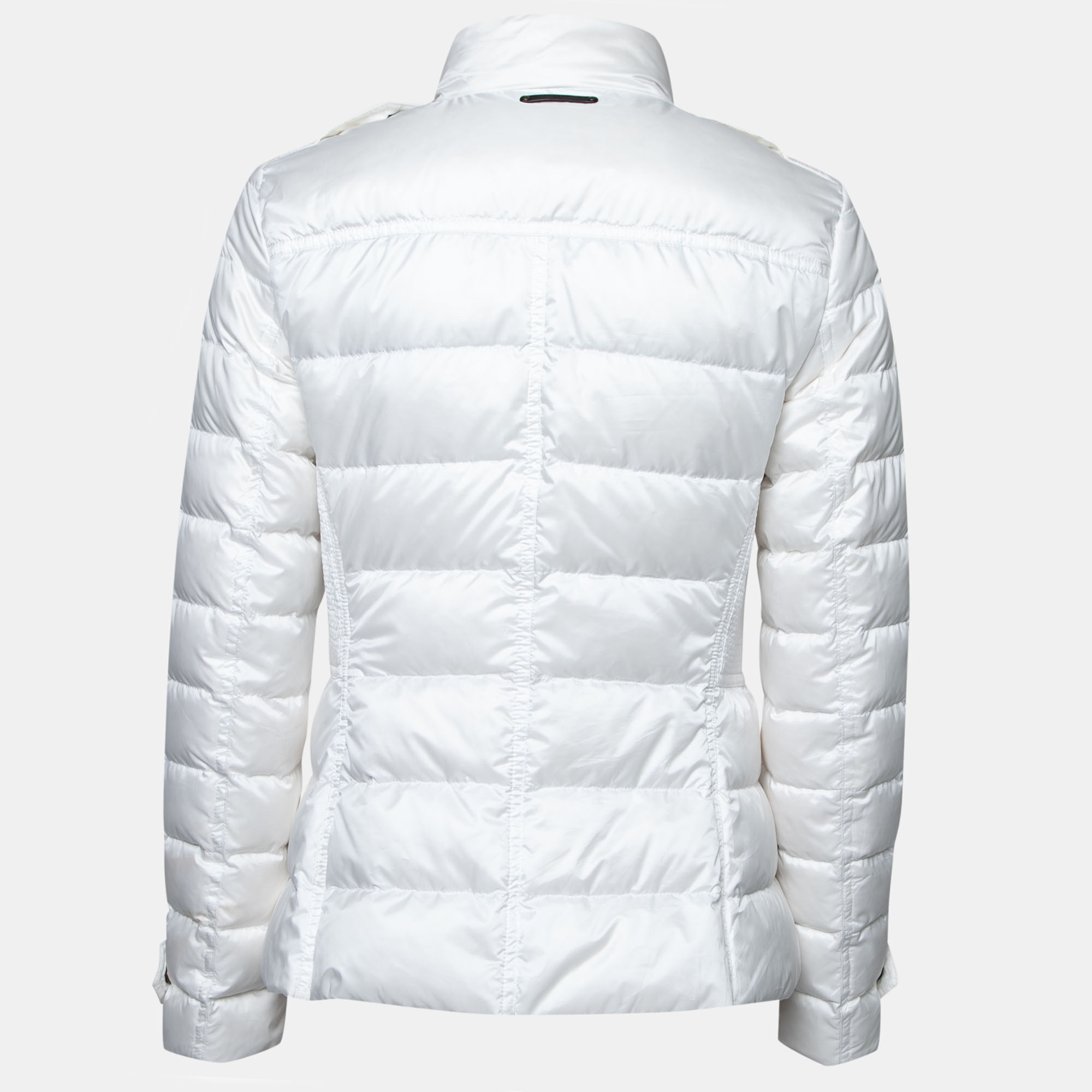 

Burberry Brit White Quilted Down Synthetic Puffer Jacket