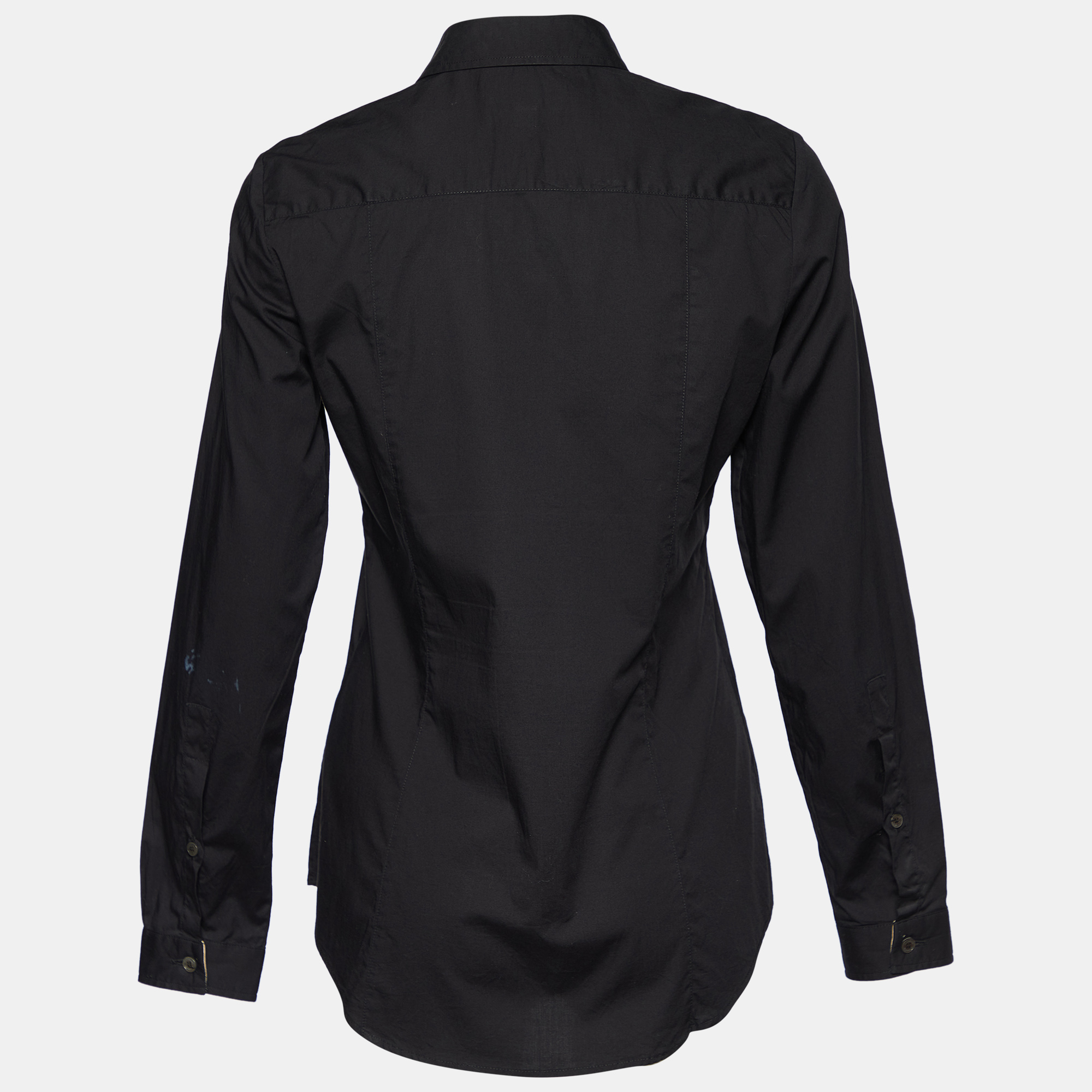 

Burberry Brit Black Stretch Cotton Long Sleeve Shirt