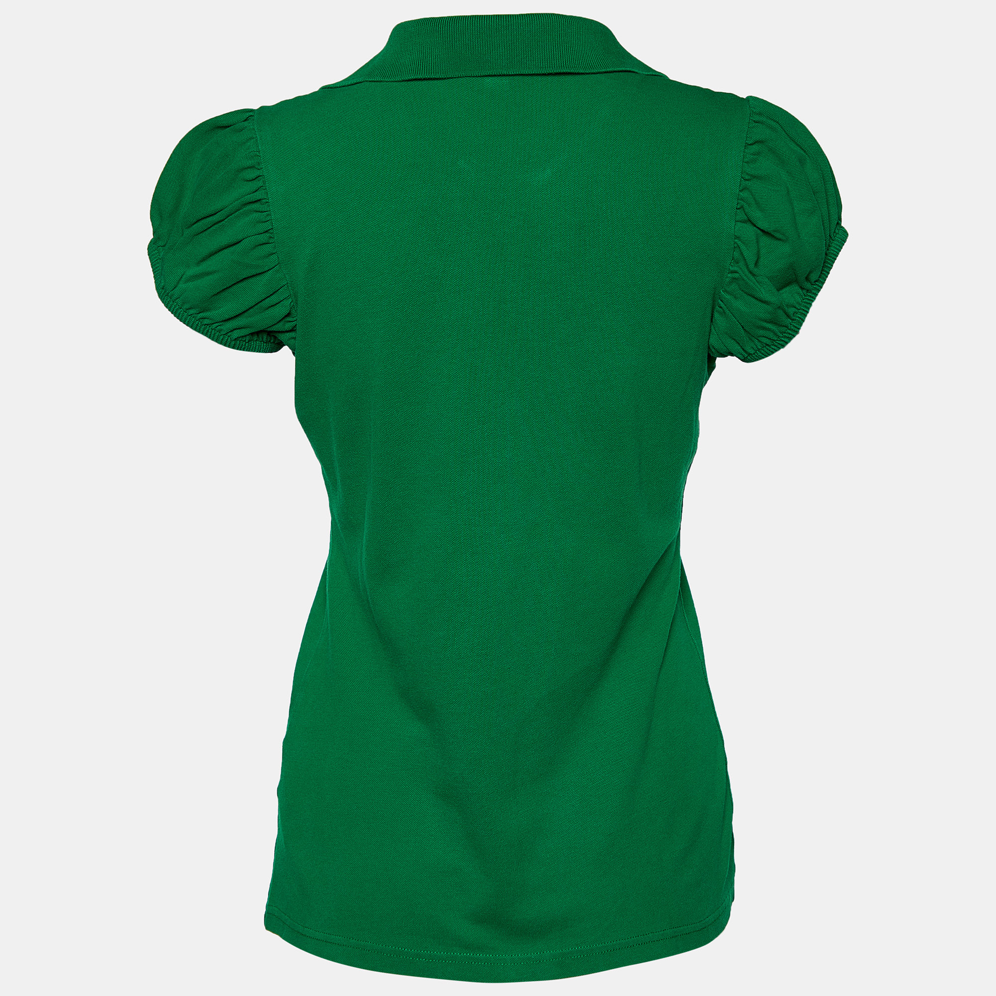 

Burberry Brit Green Cotton Knit Polo T-Shirt