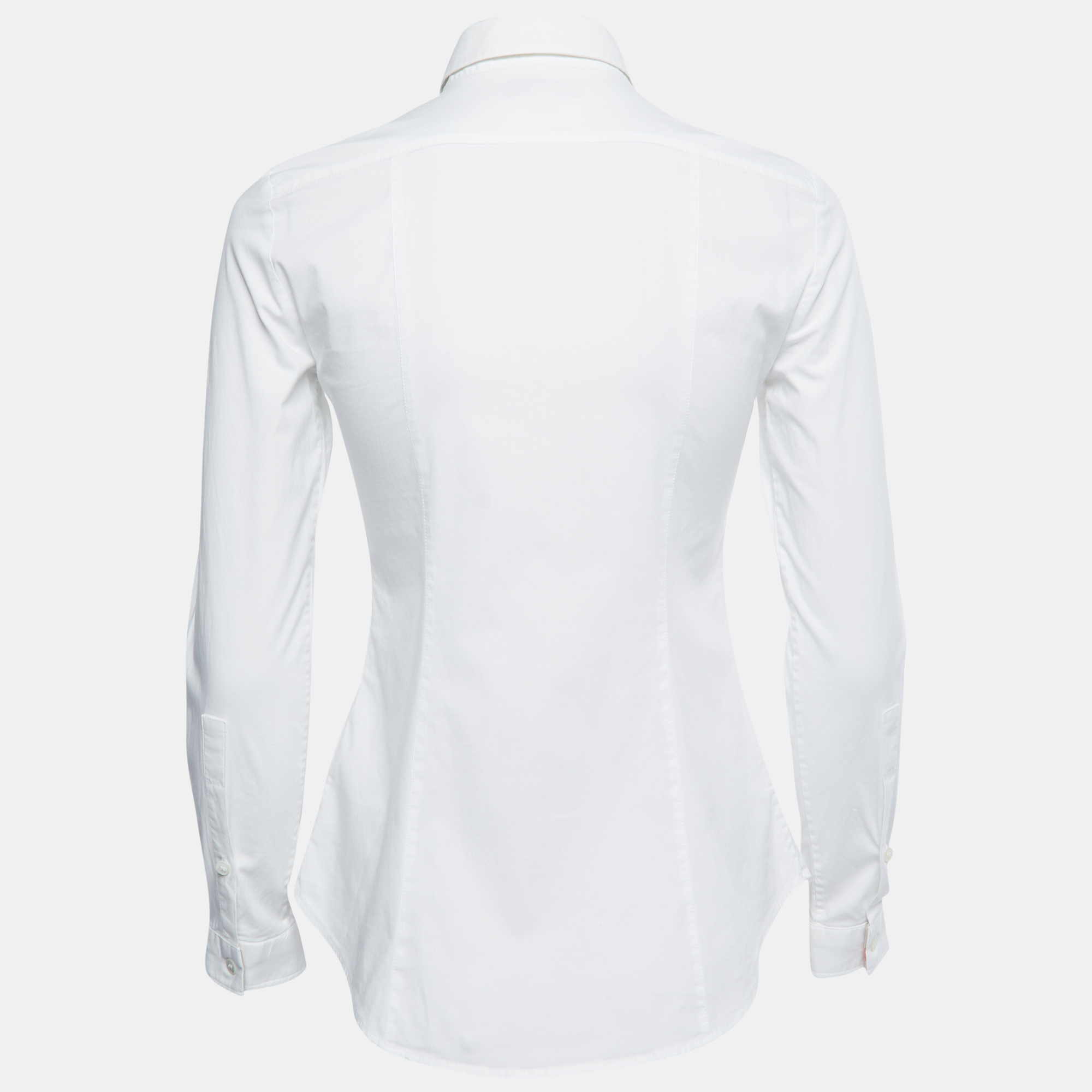 

Burberry Brit White Cotton Button Front Shirt