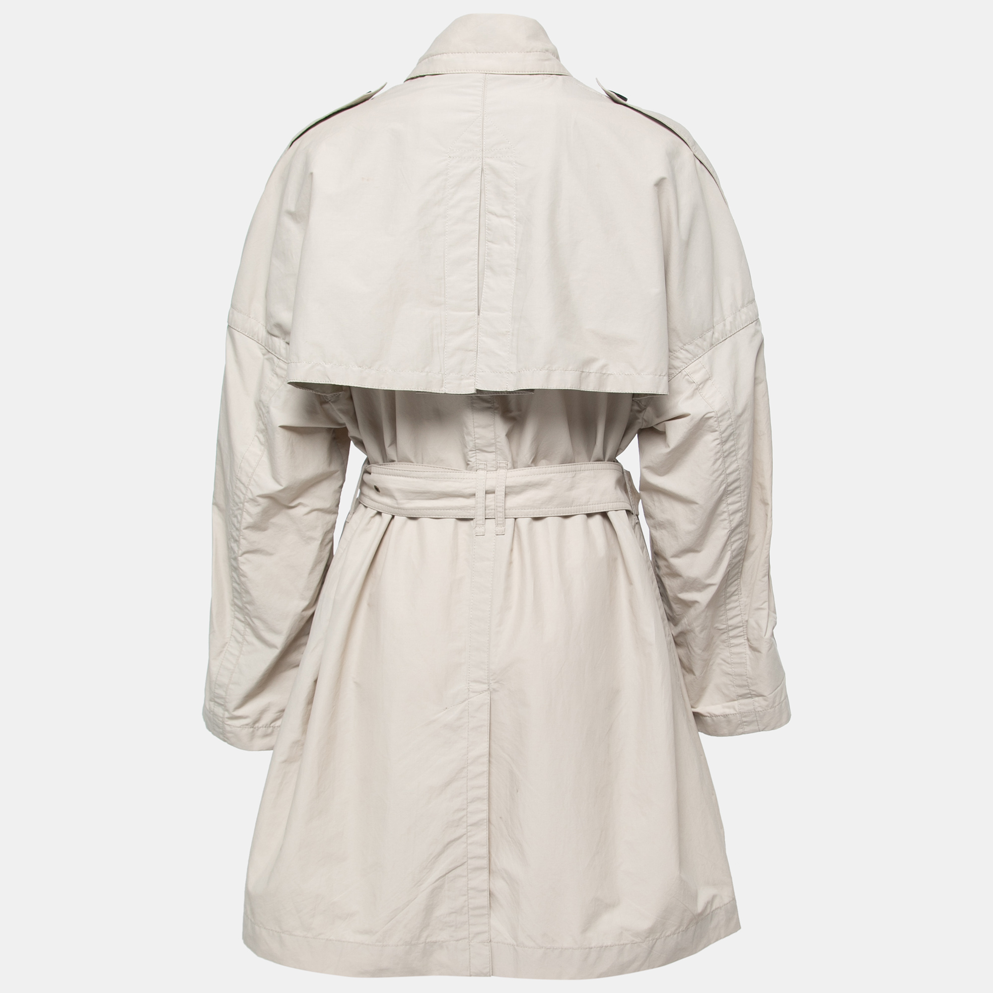 

Burberry Brit Beige Cotton Belted Trench Coat