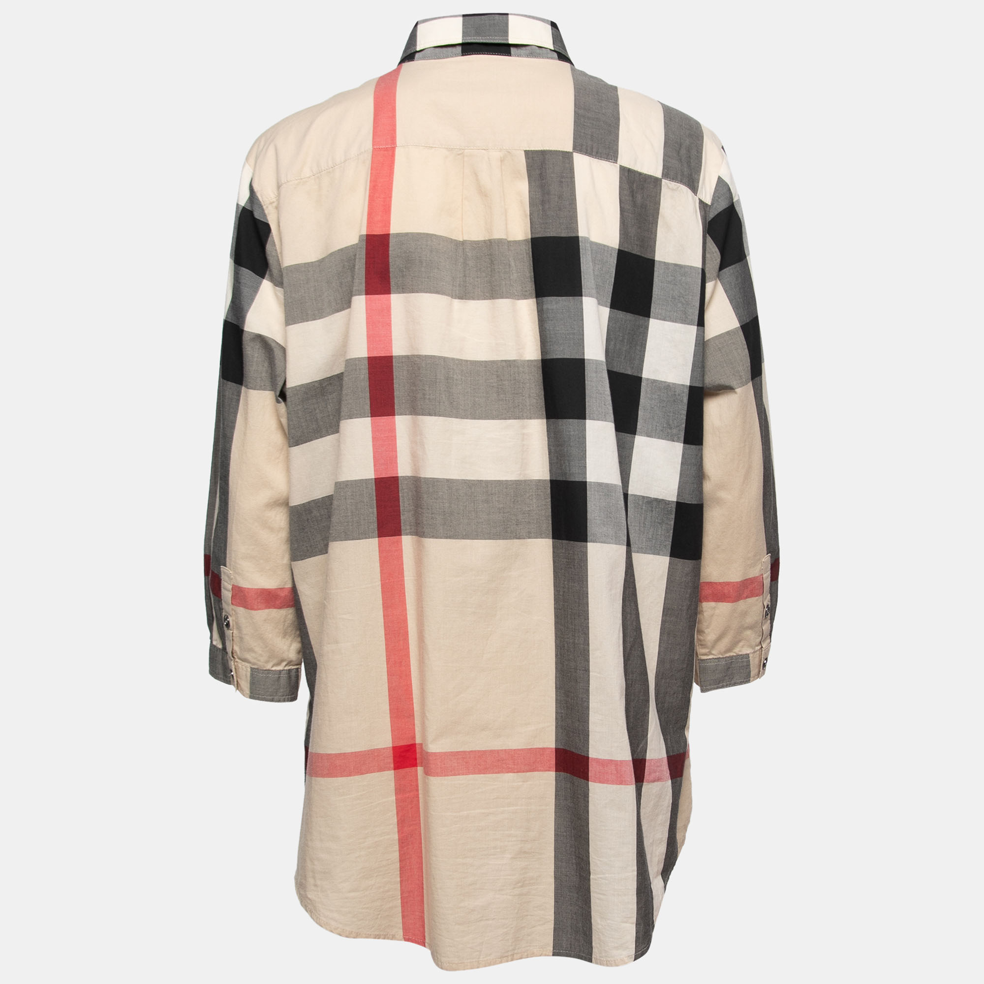 

Burberry Brit Beige Nova Check Patterned Cotton Shirt