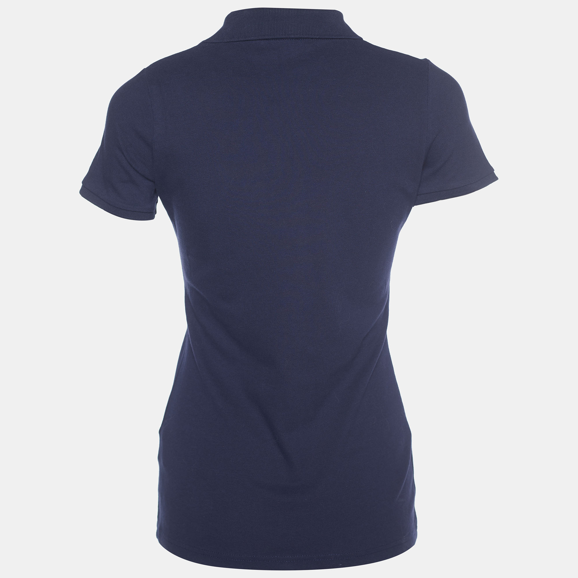 

Burberry Brit Navy Blue Cotton Knit Polo T-Shirt