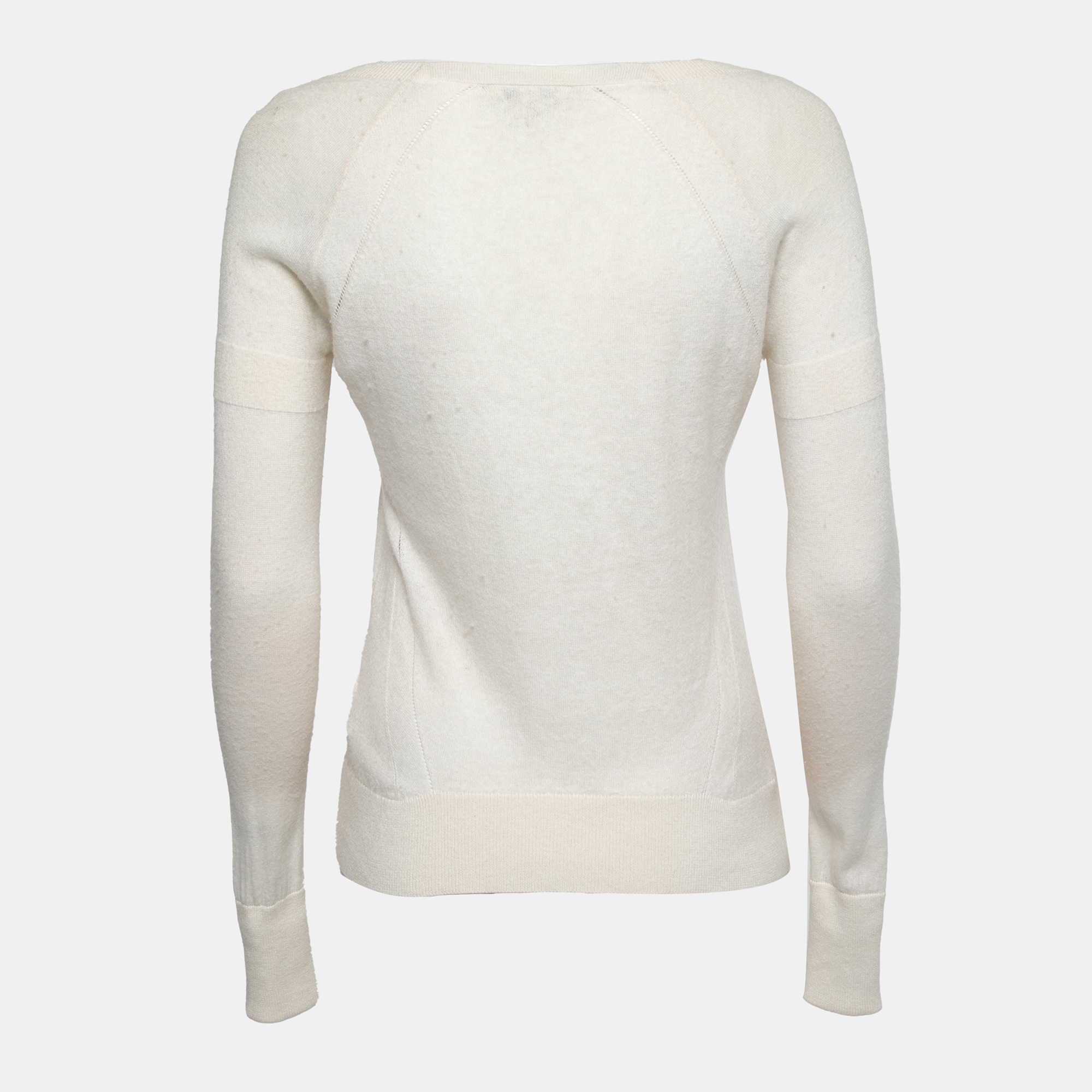 

Burberry Brit Off White Cashmere and Cotton Sweater