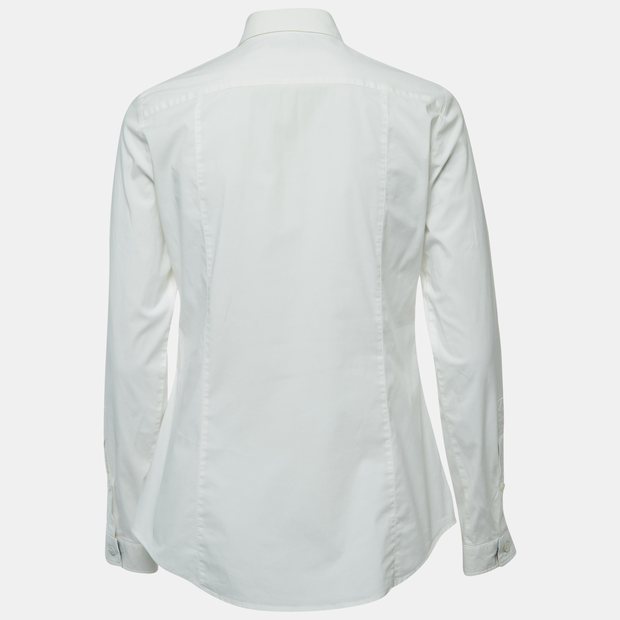

Burberry Brit White Cotton Button Front Long Sleeve Shirt