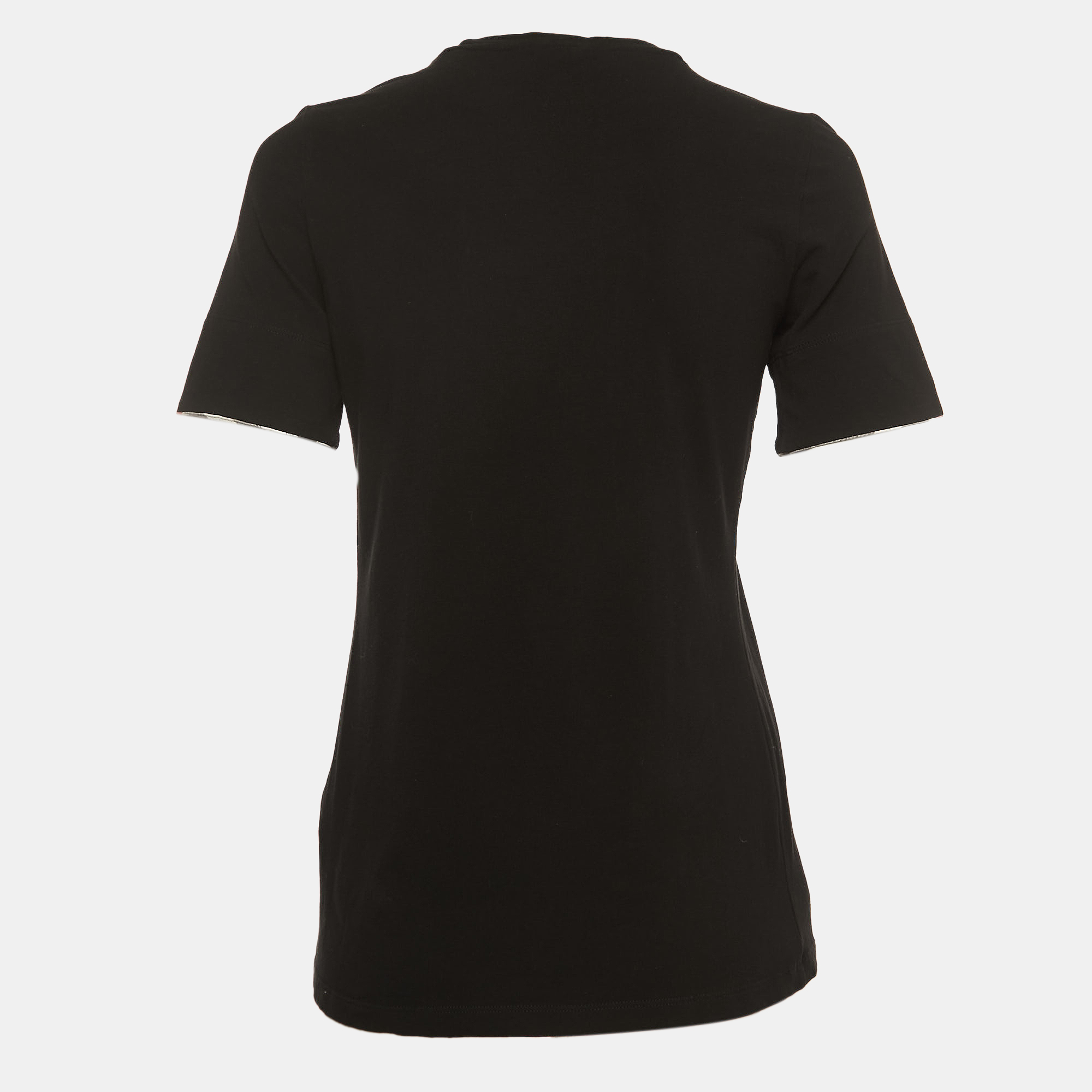 

Burberry Brit Black Cotton Half Sleeve T-Shirt