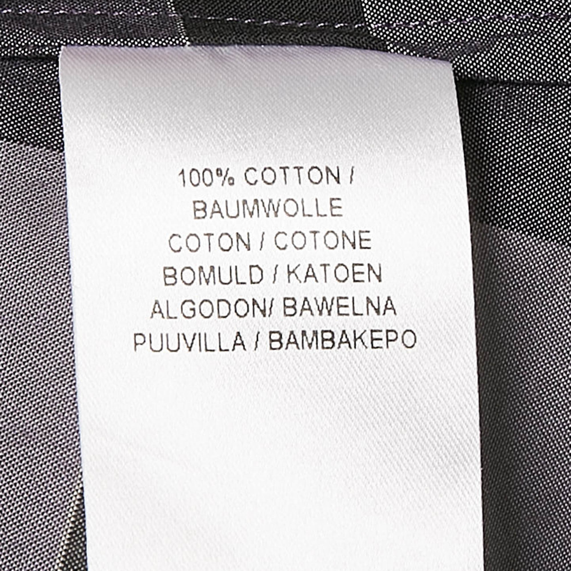 Burberry London Multicolor/Purple Tartan Check Cotton Button Front Shirt S 