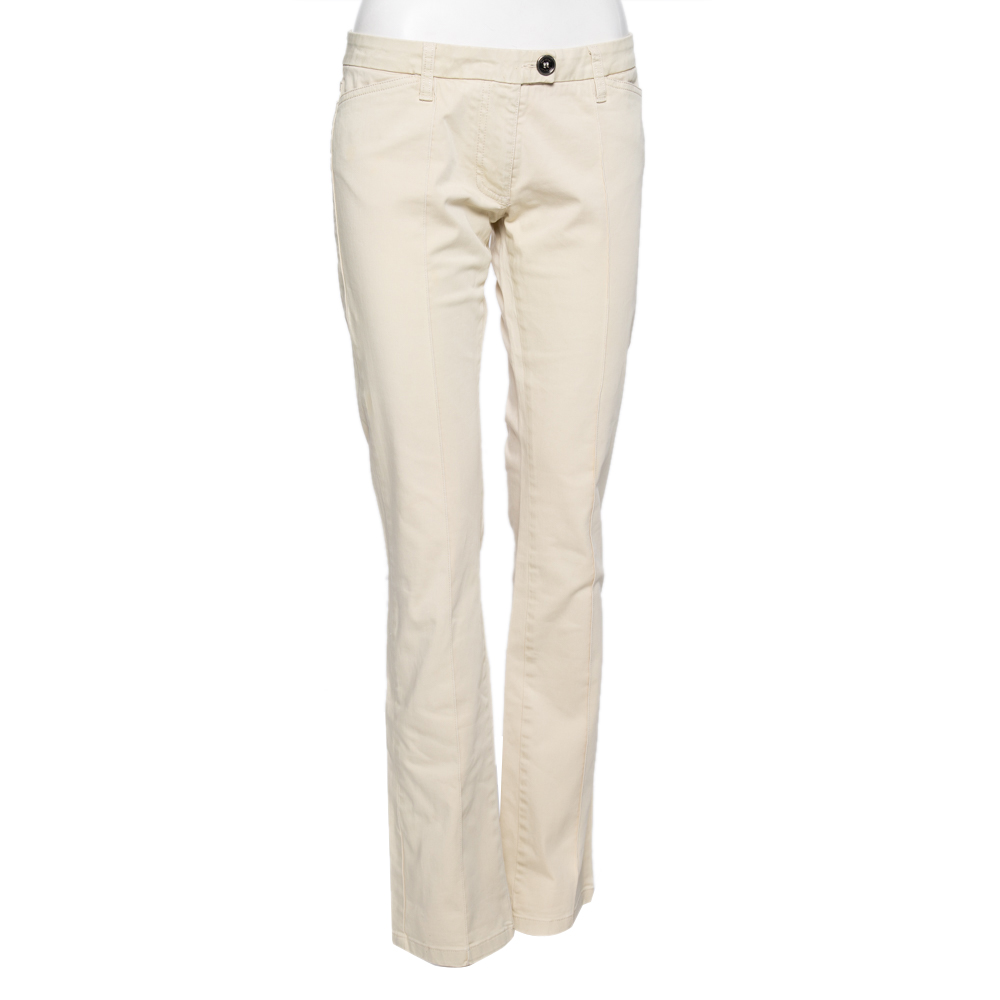 

Burberry Beige Cotton Tailored Trousers