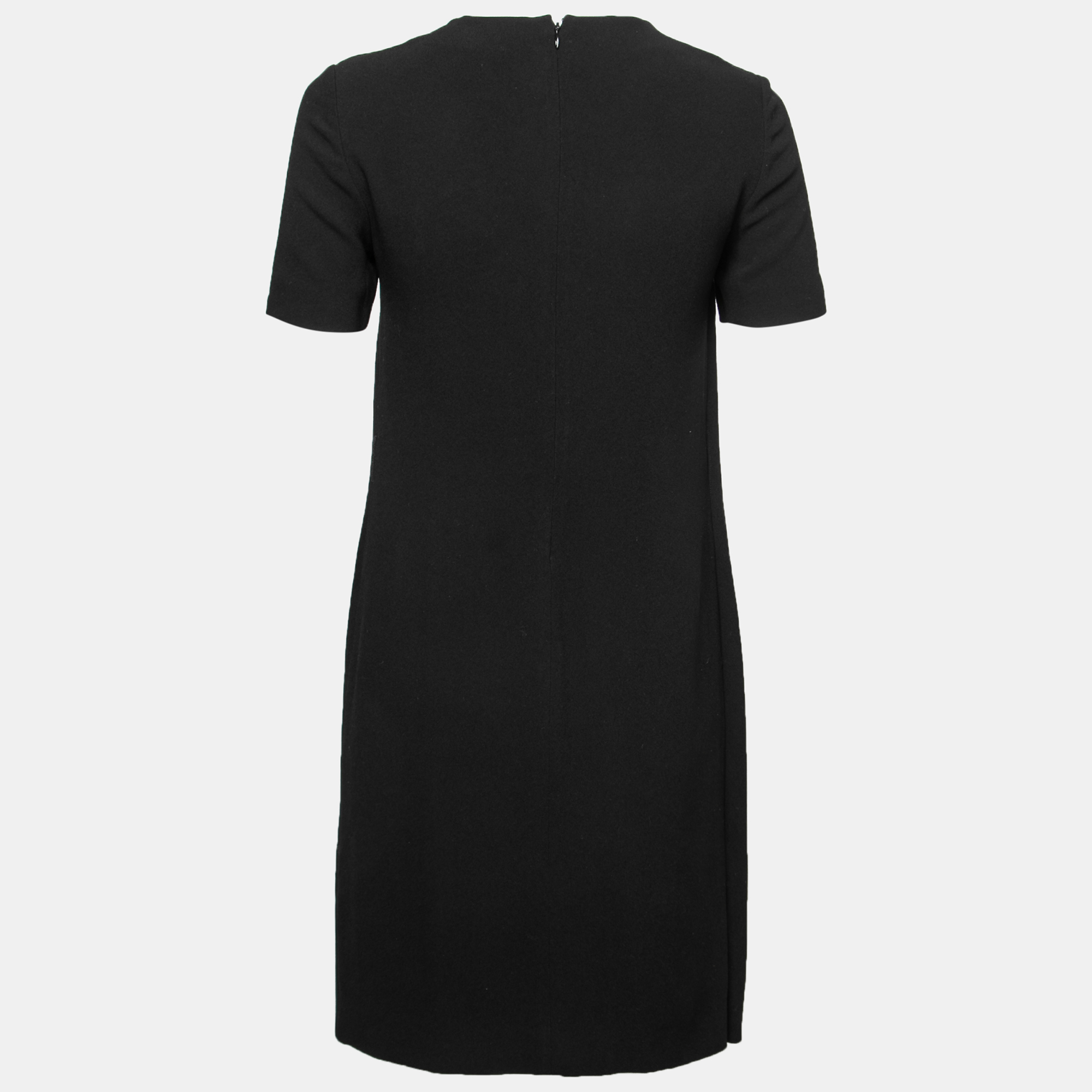 

Burberry Black Crepe Pleated Mini Dress
