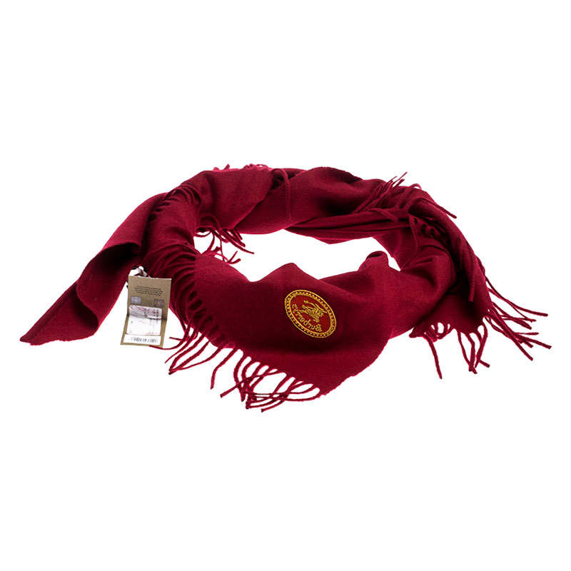 burberry triangle cashmere scarf